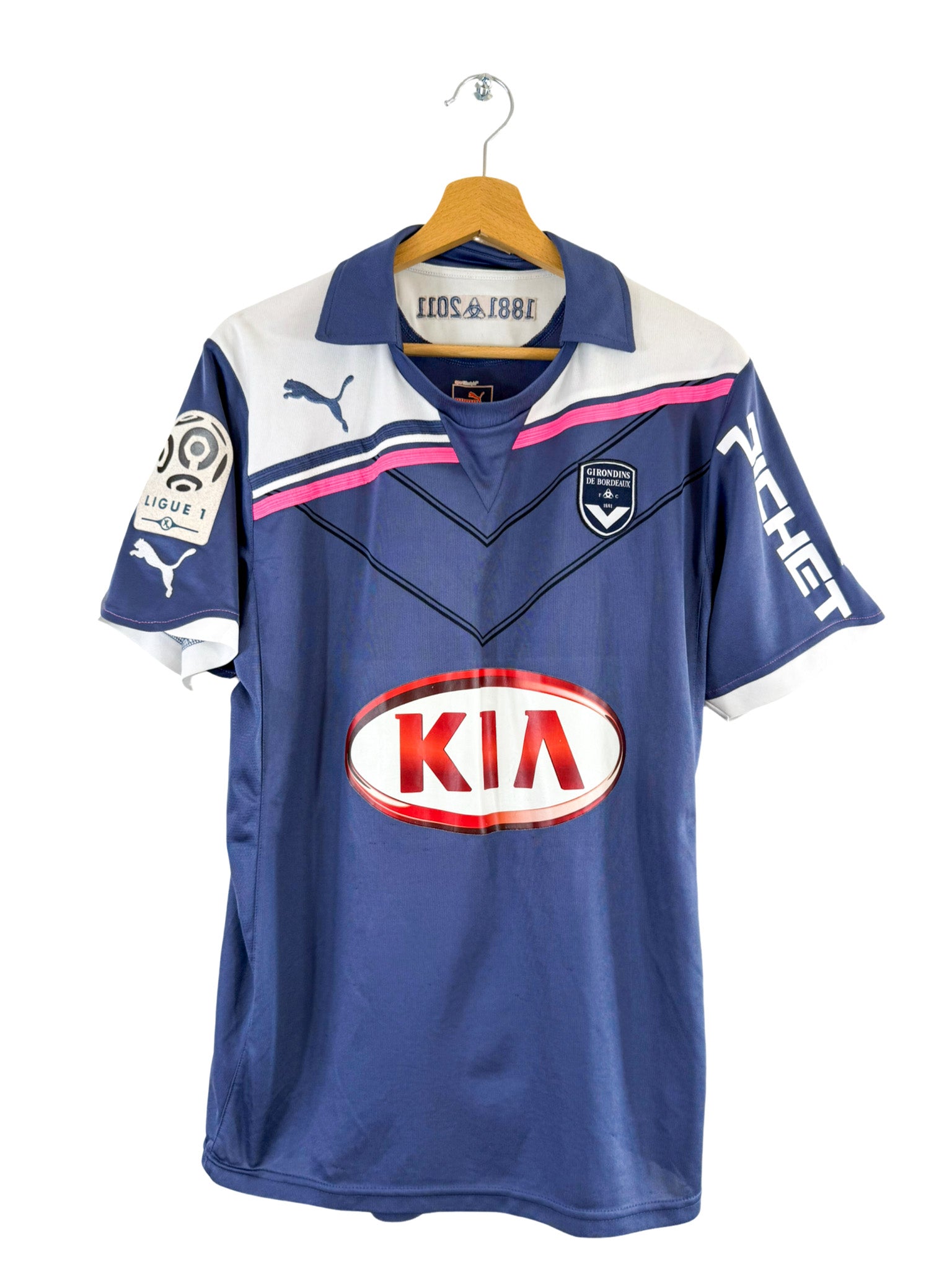 2011/2012 - Camiseta local del Burdeos [#27 PLANUS] Puma *Edición del partido* - Talla L
