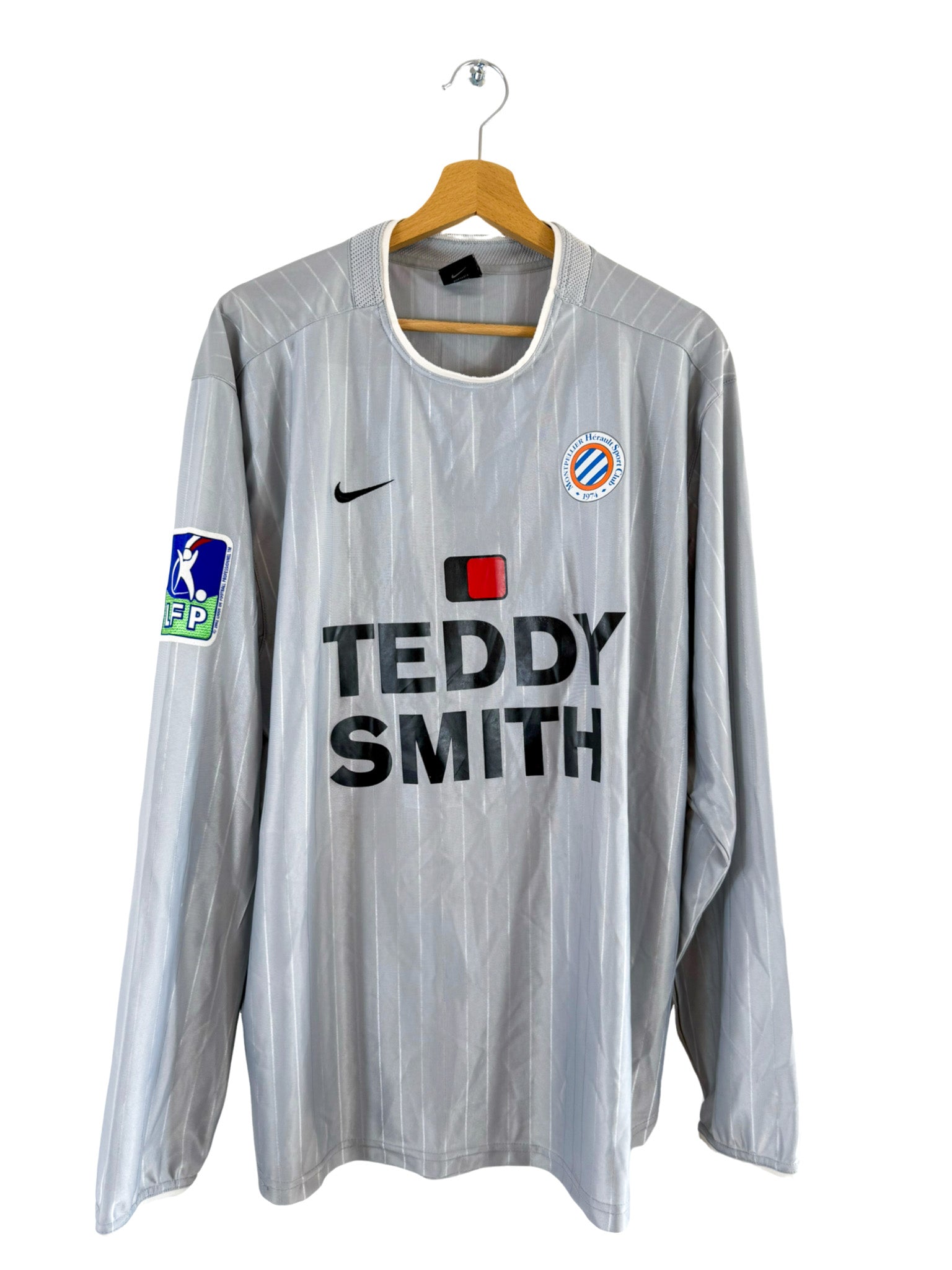 2002/2003 - Tercera camiseta del Montpellier [#15 ASSOUMANI] Nike *Manga larga* *Problema del partido* - Talla XL