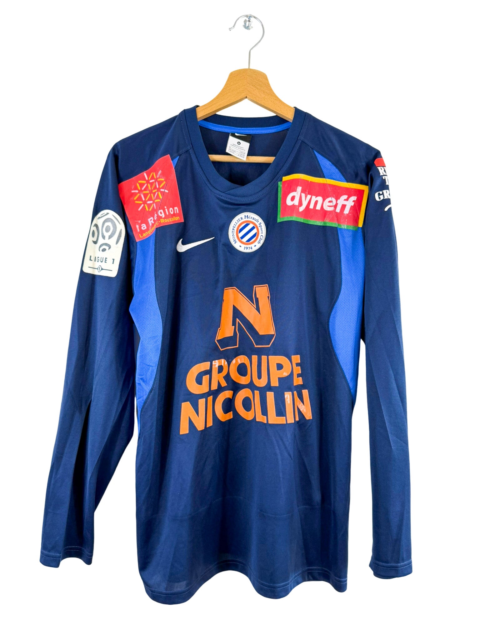 2009/2010 - Camiseta de visitante del Montpellier HSC [#23 Saihi] Nike *Problema del partido* - Talla L