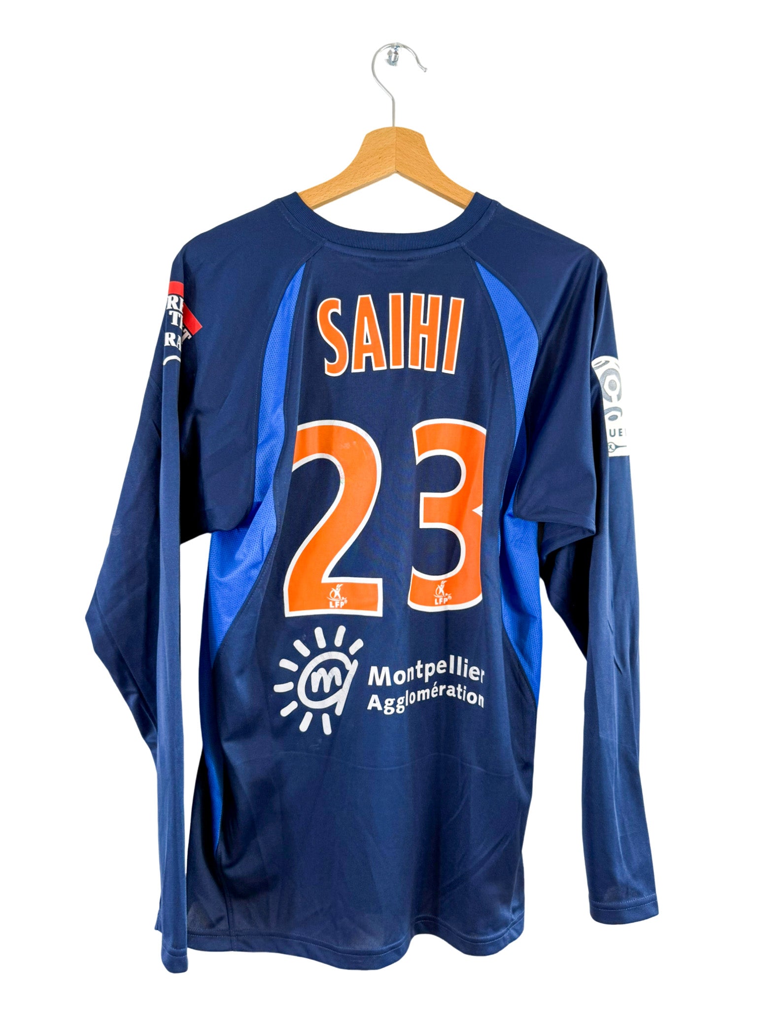 2009/2010 - Camiseta de visitante del Montpellier HSC [#23 Saihi] Nike *Problema del partido* - Talla L