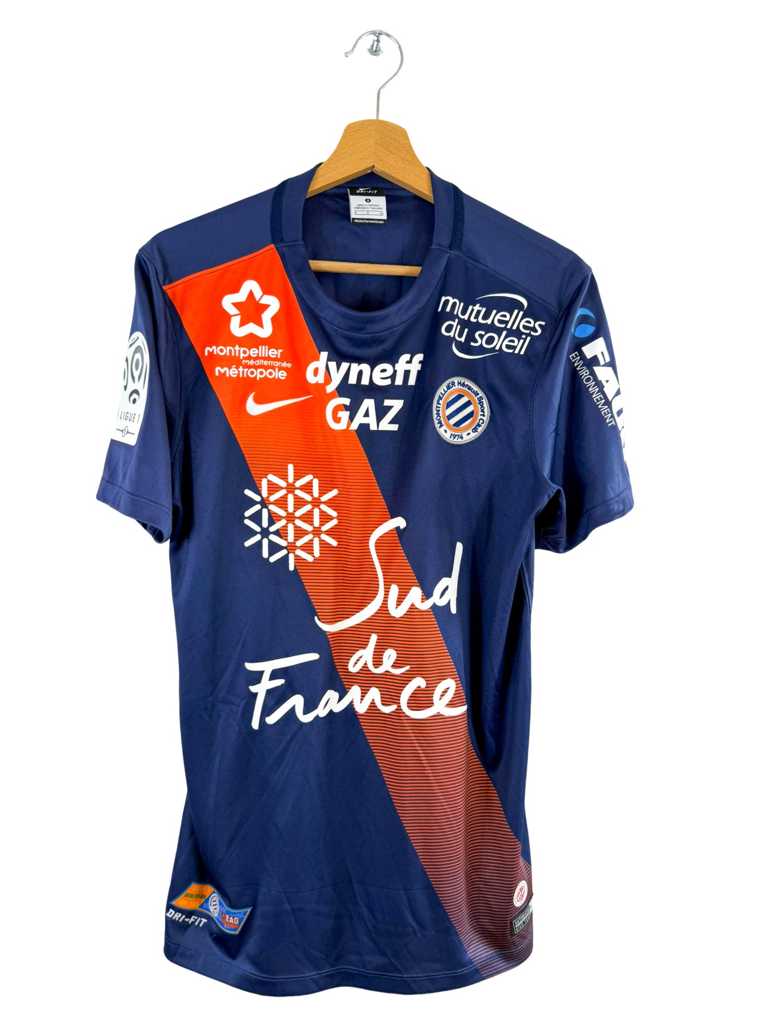 2015/2016 - Camiseta local del Montpellier HSC [#20 Sanson] *Problema del partido* Nike - Talla S