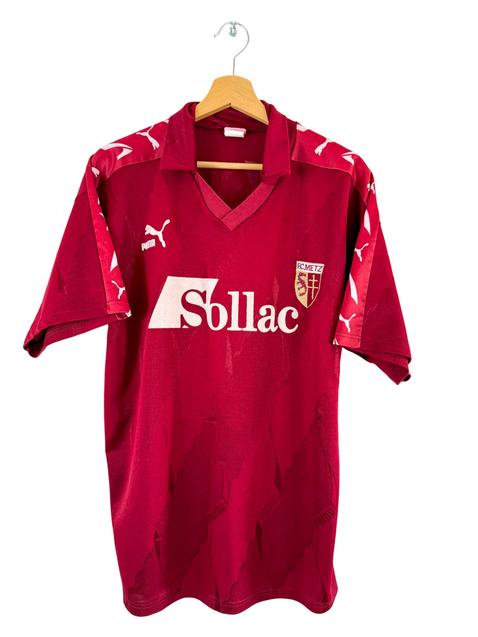 1994/1995 - Camiseta local del FC Metz [#11 MASSON] Edición de partido de Puma - Talla XL