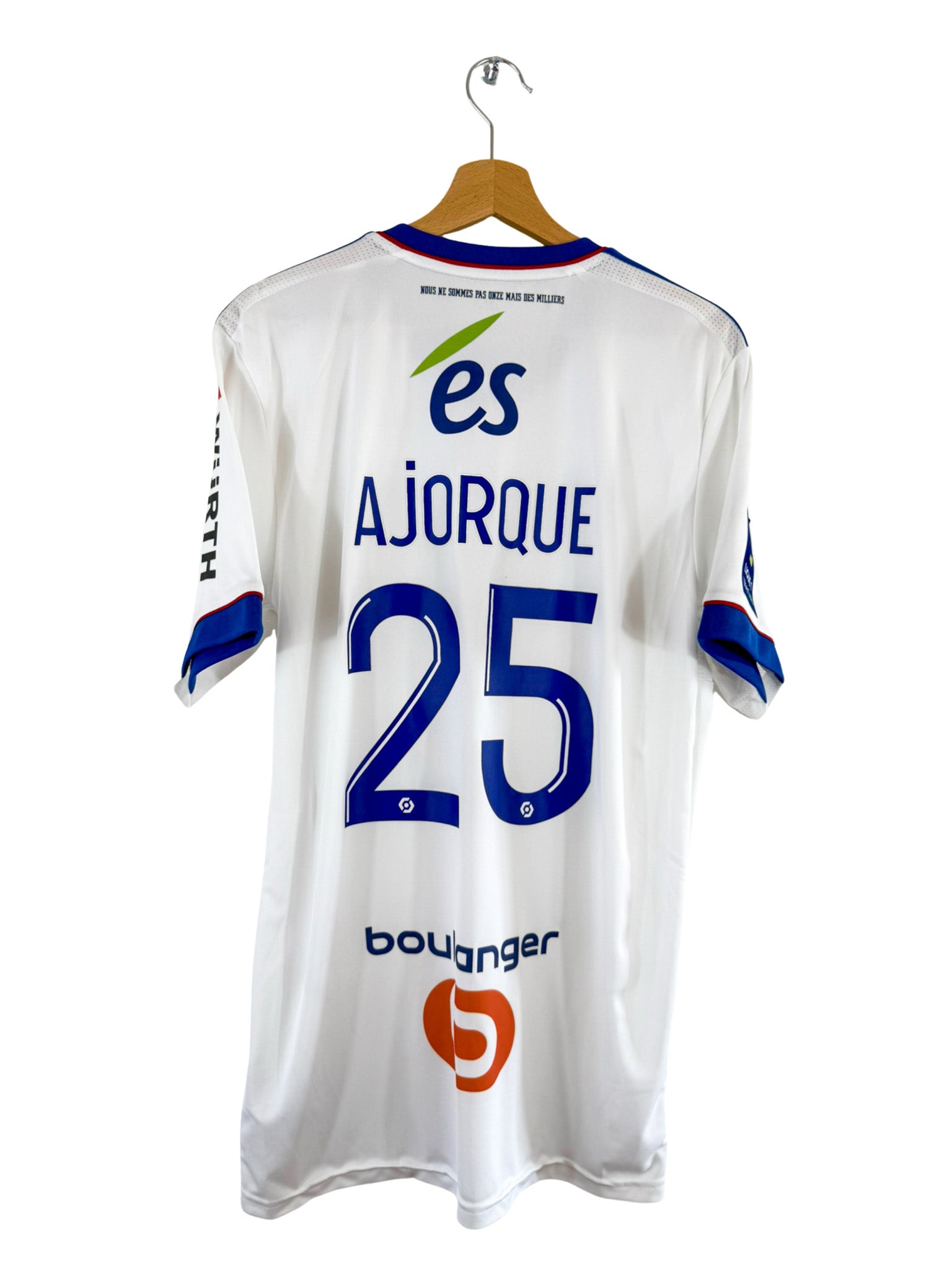 2021/2022 - Camiseta visitante del Estrasburgo [#25 Ajorque] Adidas *Problema del partido* - Talla L