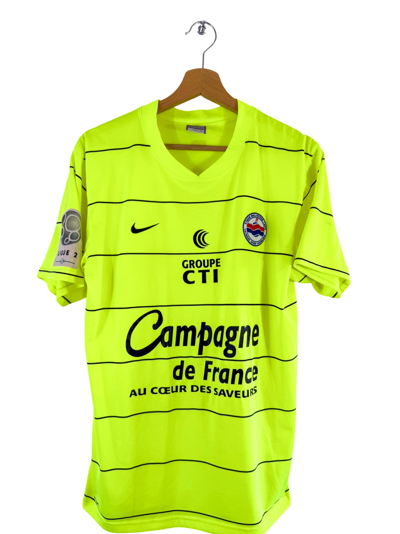 2011/2012 - Camiseta de visitante del Caen [#10 NIVET] Nike *Edición del partido* - Talla S