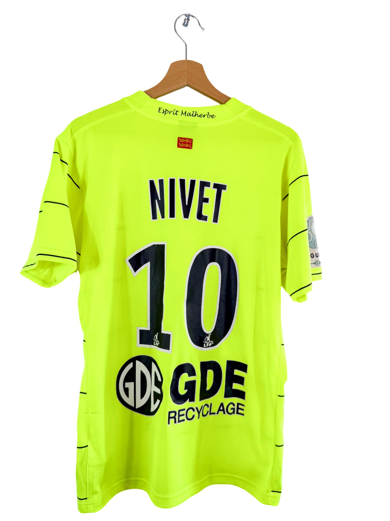 2011/2012 - Camiseta de visitante del Caen [#10 NIVET] Nike *Edición del partido* - Talla S