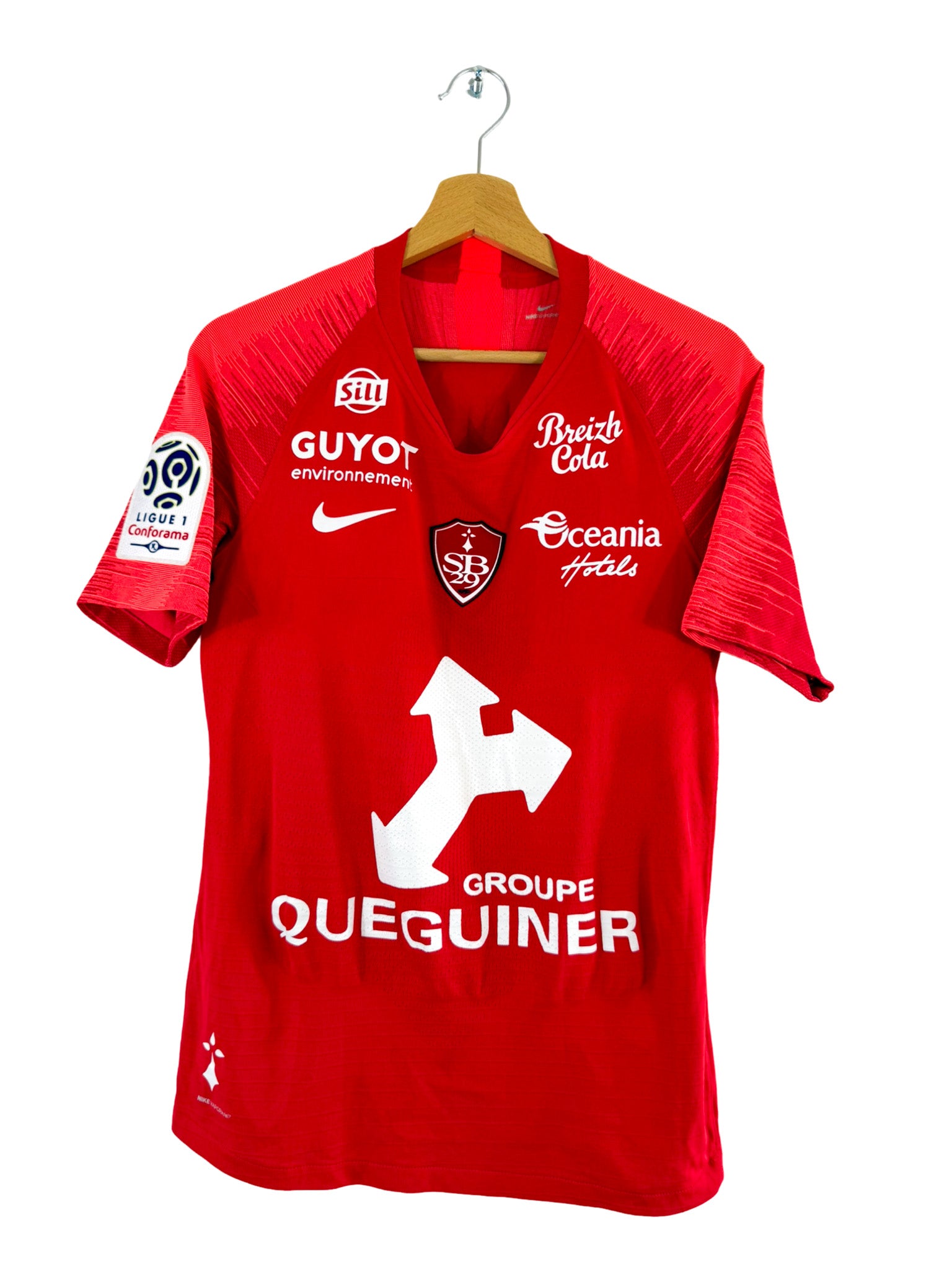 2017/2018 - Camiseta de local Stade Brestois [#25 Grandsir] Nike *Match Issue* - Talla S