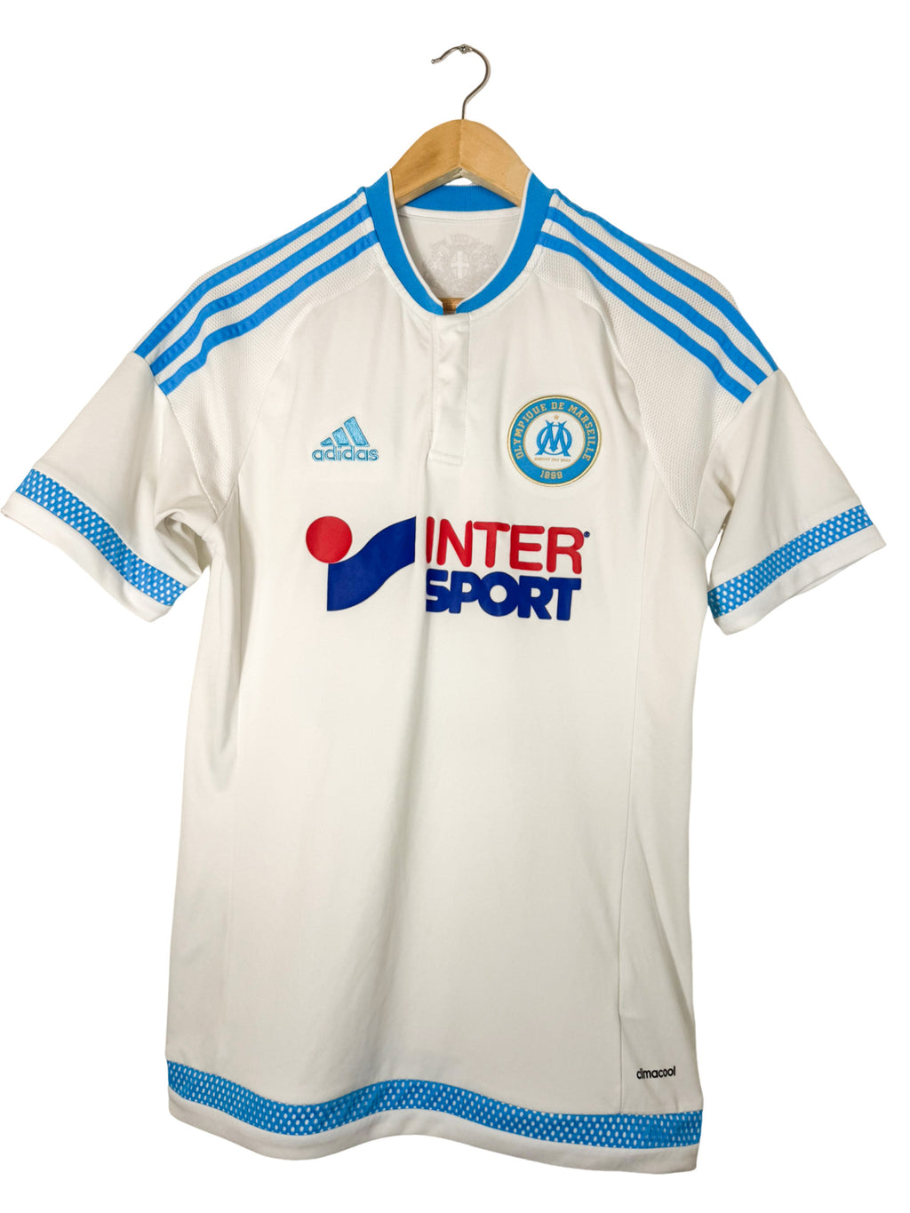 2015/2016 Olympique Marseille Home Jersey [#13 CABELLA] Adidas - S
