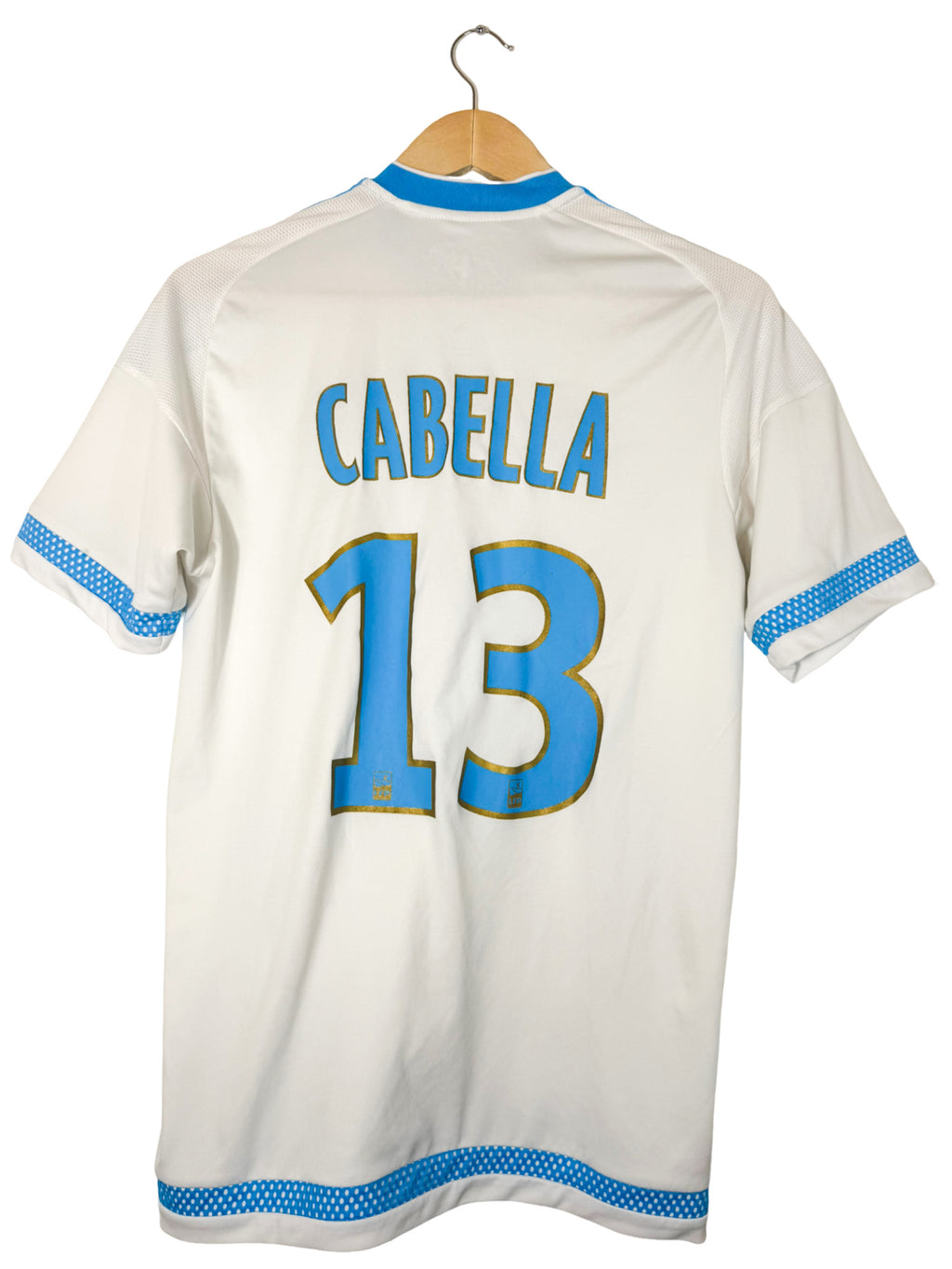2015/2016 Olympique Marseille Home Jersey [#13 CABELLA] Adidas - S