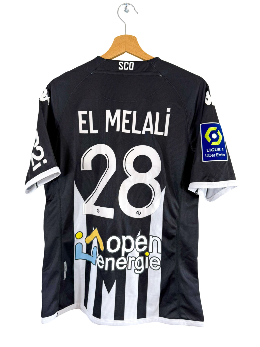 2022/2023 - Camiseta local del Angers SCO [#28 El Melali] *Problema del partido* - M