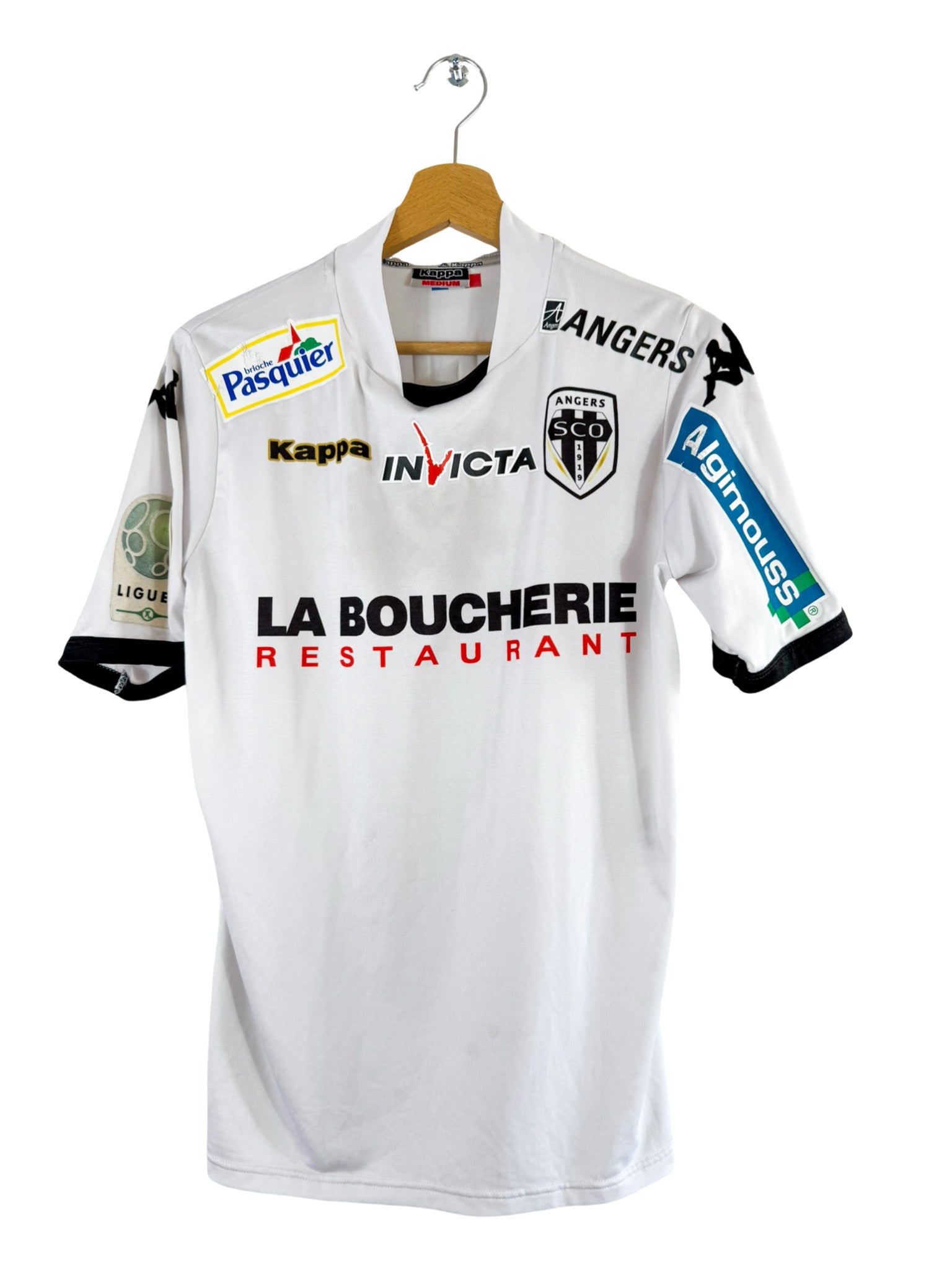 Camiseta visitante del Angers SCO 2015/2016 [#7 Auriac] Kappa *Problema del partido* - Talla M