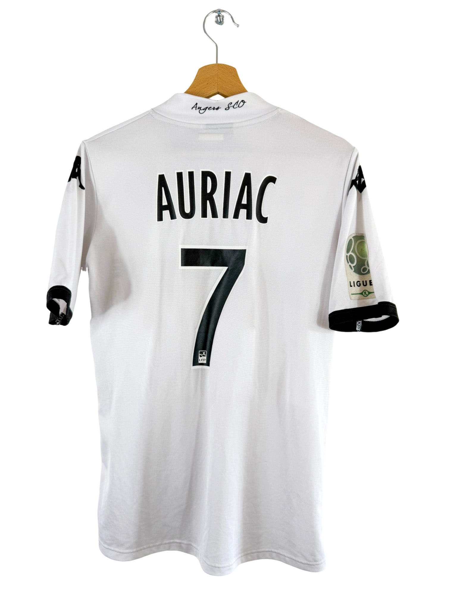 Camiseta visitante del Angers SCO 2015/2016 [#7 Auriac] Kappa *Problema del partido* - Talla M