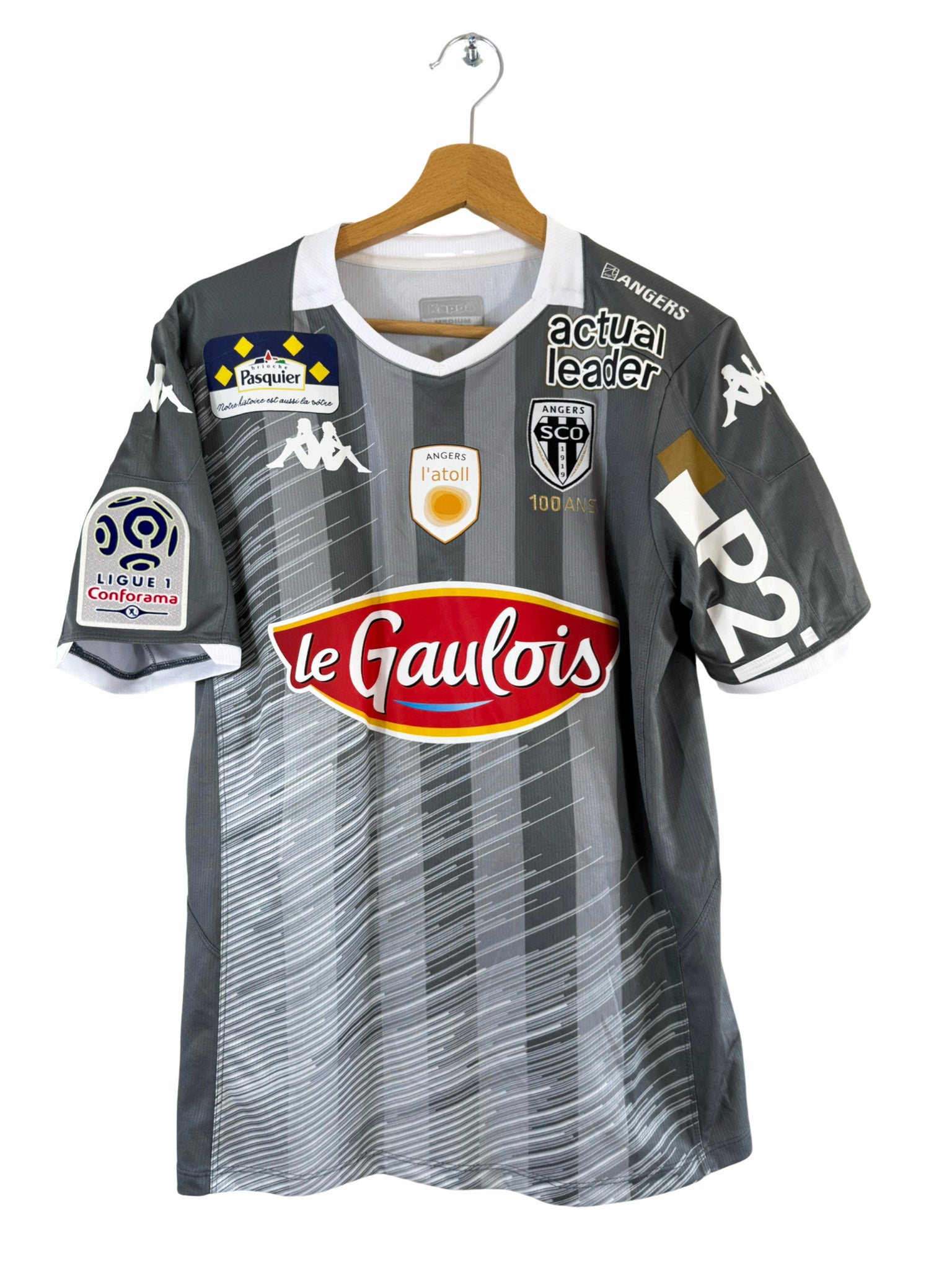 Camiseta de visitante del Angers SCO 2019/2020 [#27 Pereira Lage] Kappa *Problema del partido* - Talla M