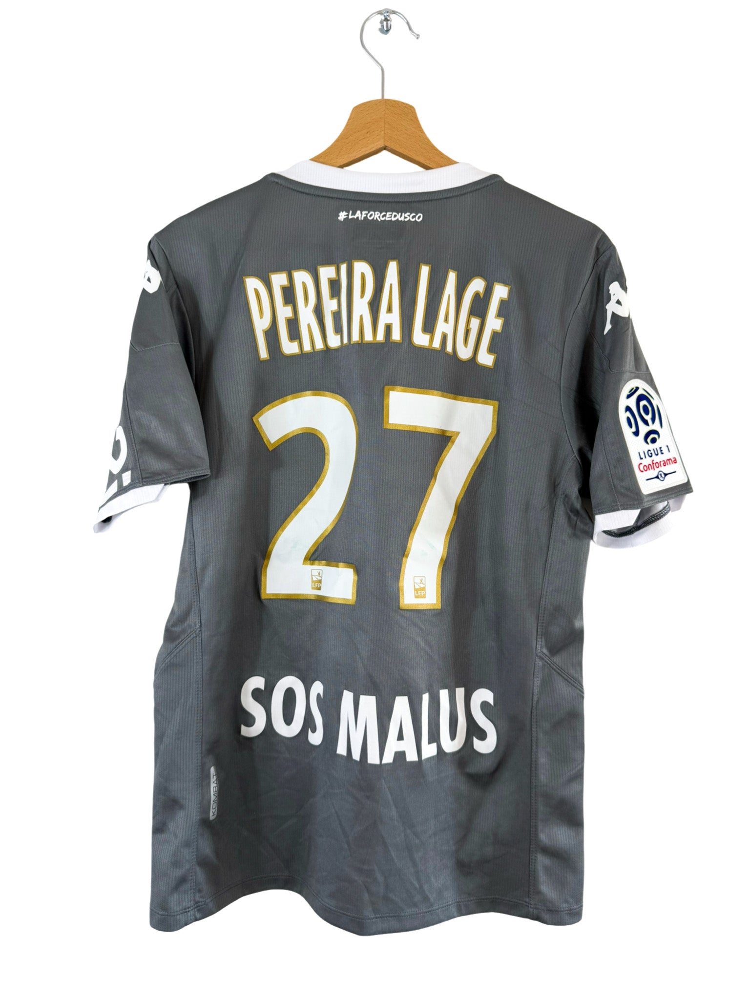Camiseta de visitante del Angers SCO 2019/2020 [#27 Pereira Lage] Kappa *Problema del partido* - Talla M