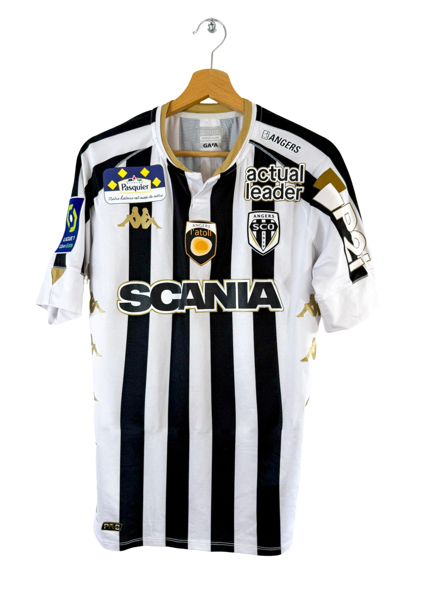 Camiseta de local del Angers SCO 2020/2021 [#10 Fulgini] Kappa Match Issue – Talla M