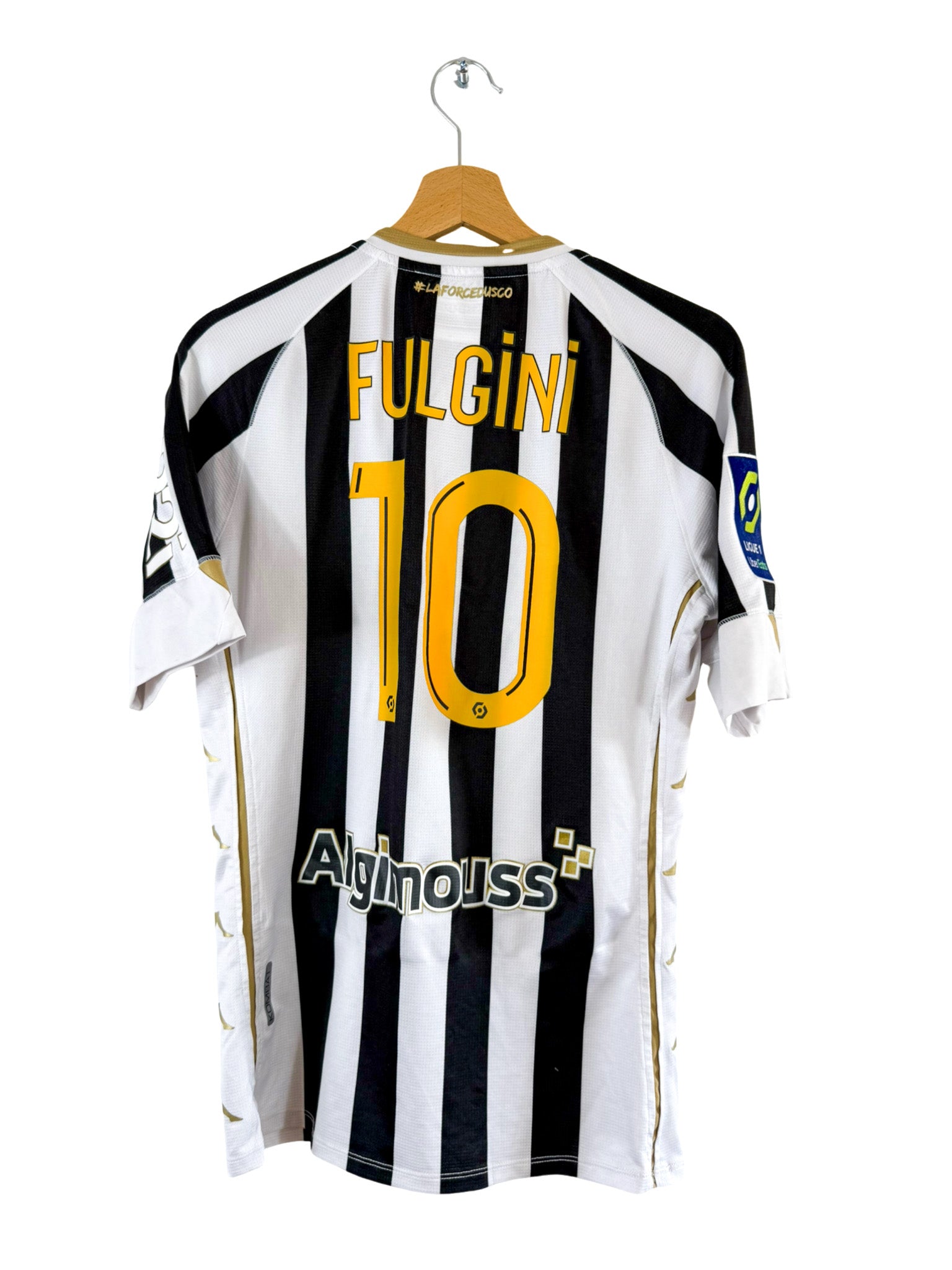 Camiseta de local del Angers SCO 2020/2021 [#10 Fulgini] Kappa Match Issue – Talla M