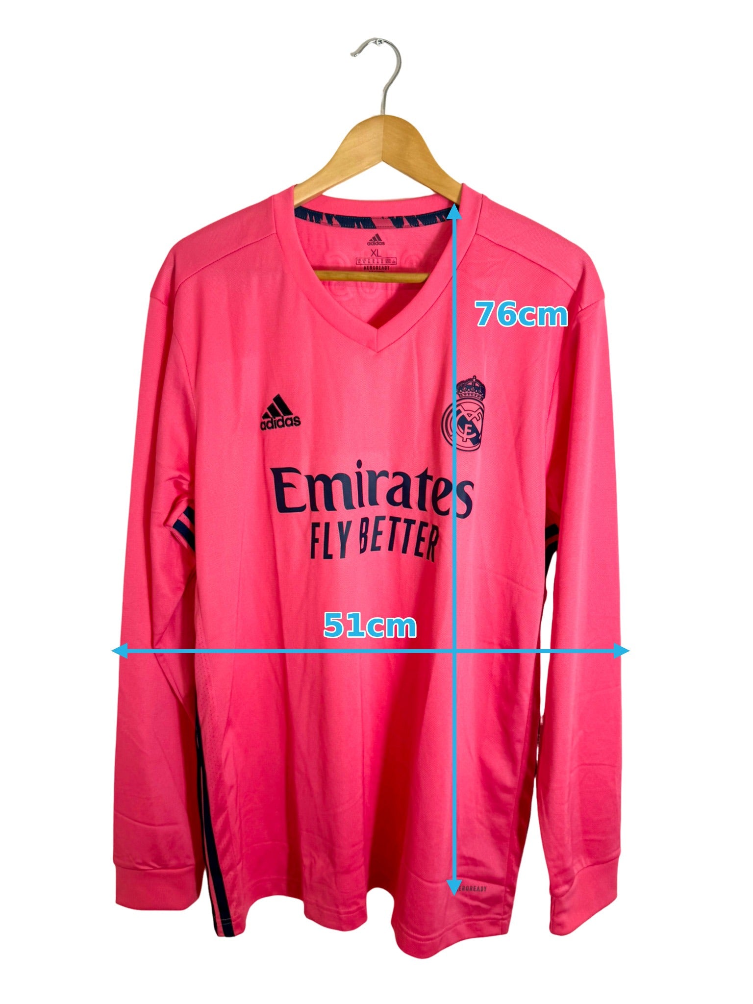 2020/2021 - Real Madrid exterieur *Manches Longues* [#20 VINICIUS JR] - XL