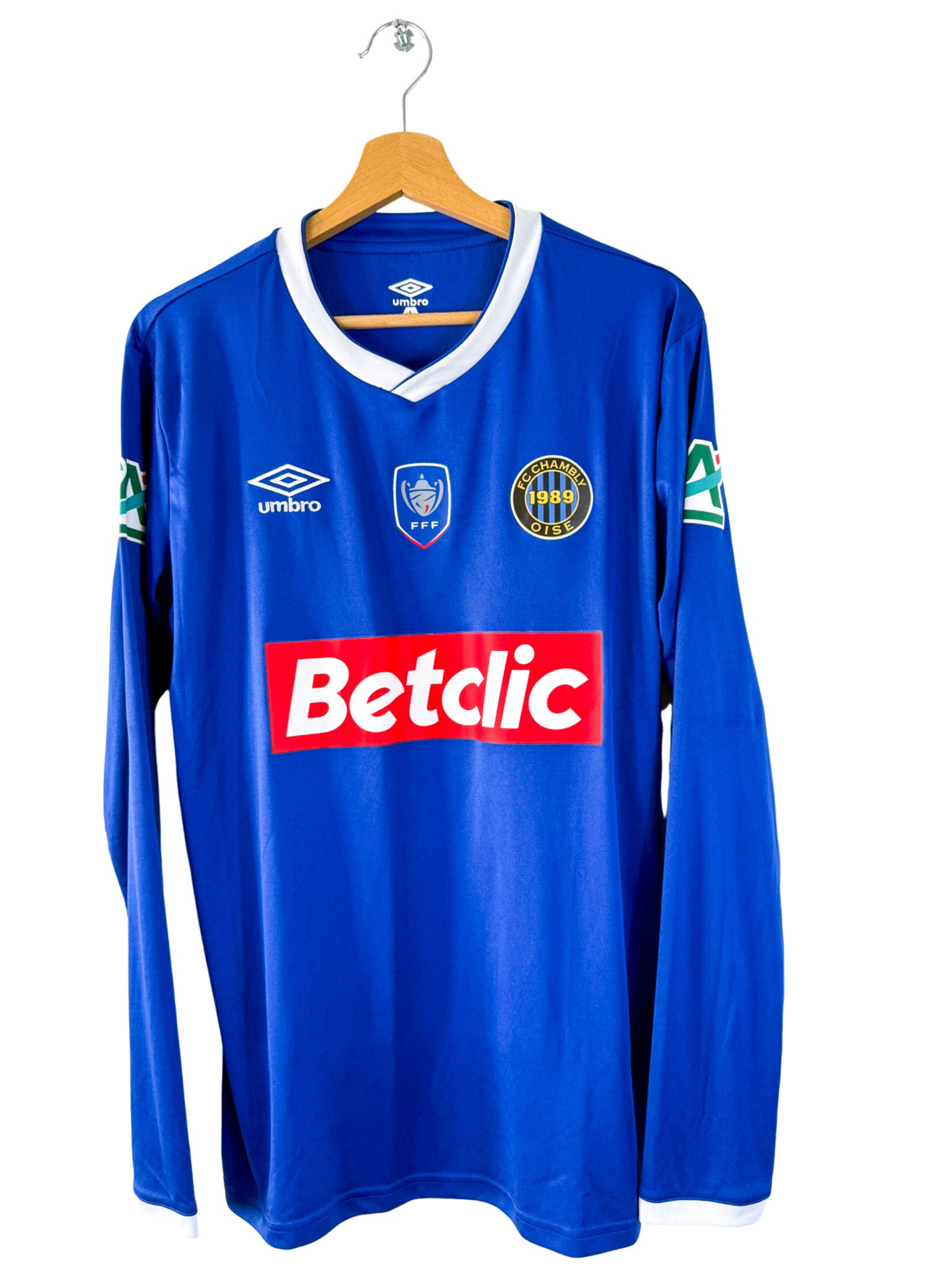 2020/2021 - Camiseta del FC Chambly Oise Coupe de France [#9] Umbro *Problema del partido* - Talla L