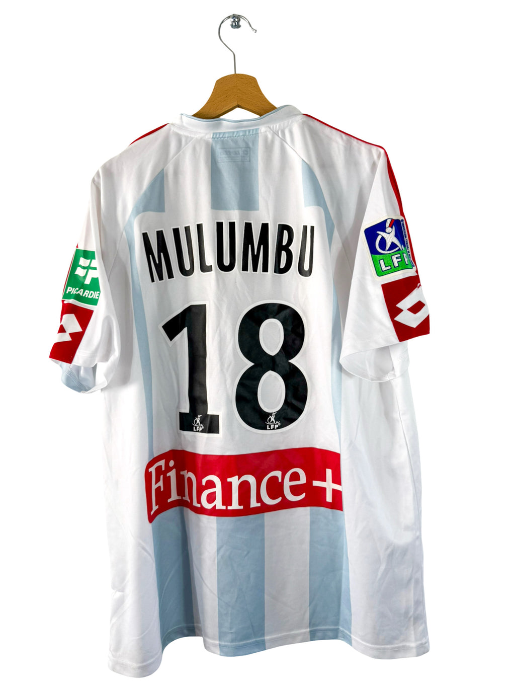 2007/2008 - Camiseta visitante del Amiens SC [#18 Mulumbu] *Edición del partido* - XL