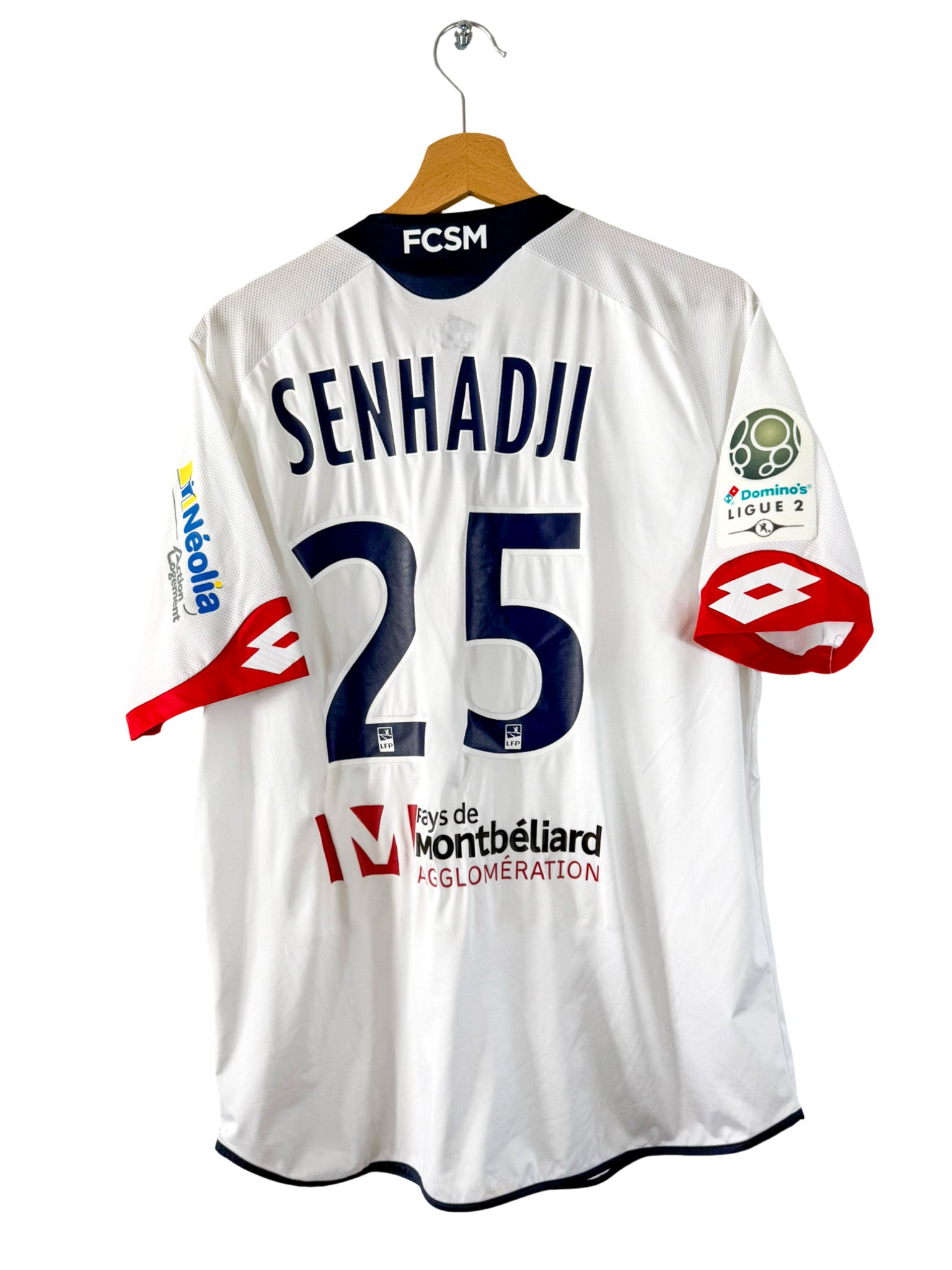2016/2017 - Camiseta local del FC Sochaux-Montbéliard [#25 Senhadji] Lotto *Problema del partido* - Talla XL