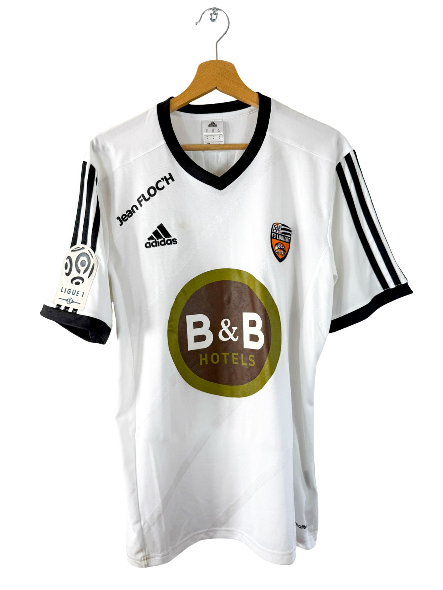 2014/2015 - Camiseta visitante del FC Lorient [#22 Jeannot] Edición de partido de Adidas - Talla L