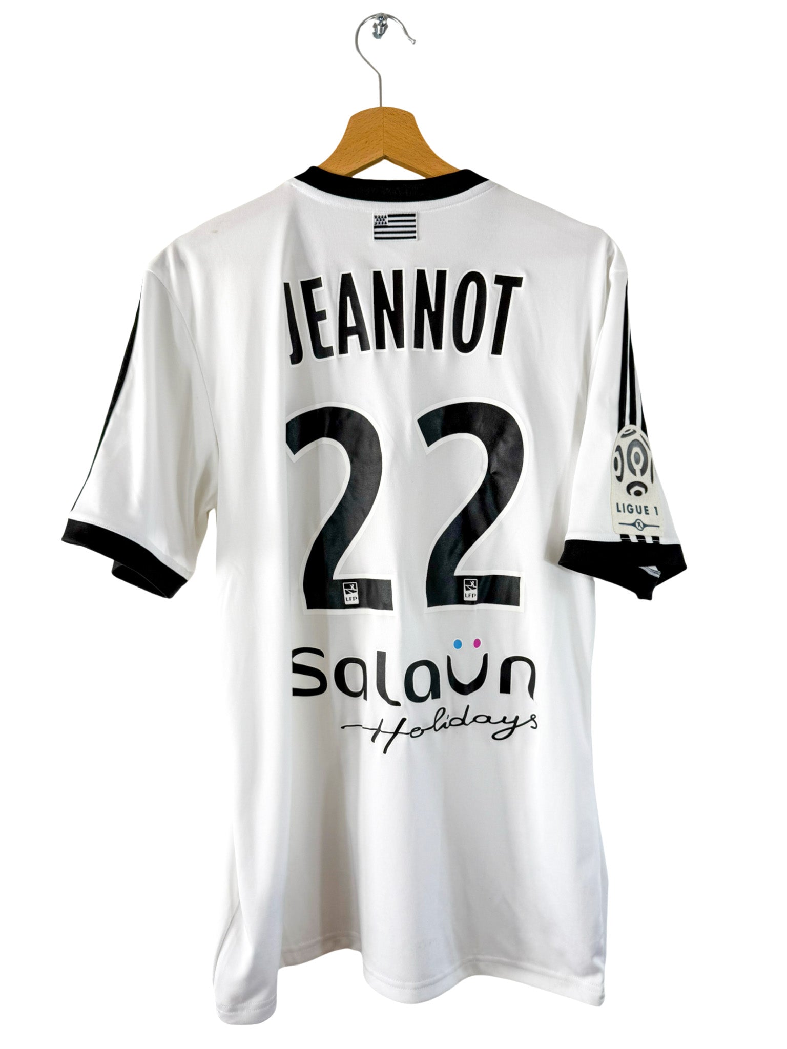2014/2015 - Camiseta visitante del FC Lorient [#22 Jeannot] Edición de partido de Adidas - Talla L