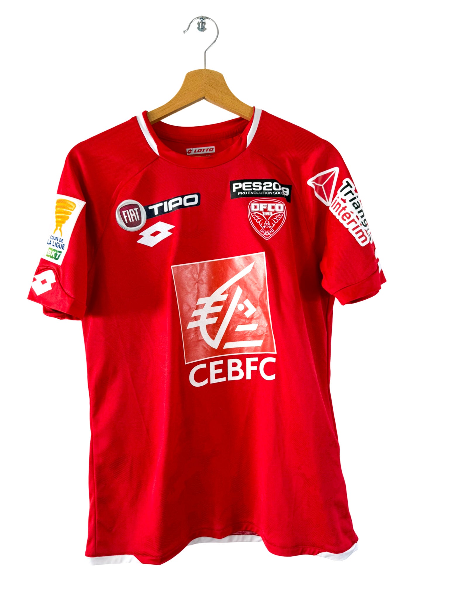 2017/2018 - Camiseta de local del Dijon [#23 Keita] Lotto *Problema del partido* *Copa de la Liga* - Talla S