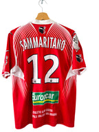 2008/2009 - Camiseta de local del AC Ajaccio [#12 Sammaritano] *Problema del partido* - M