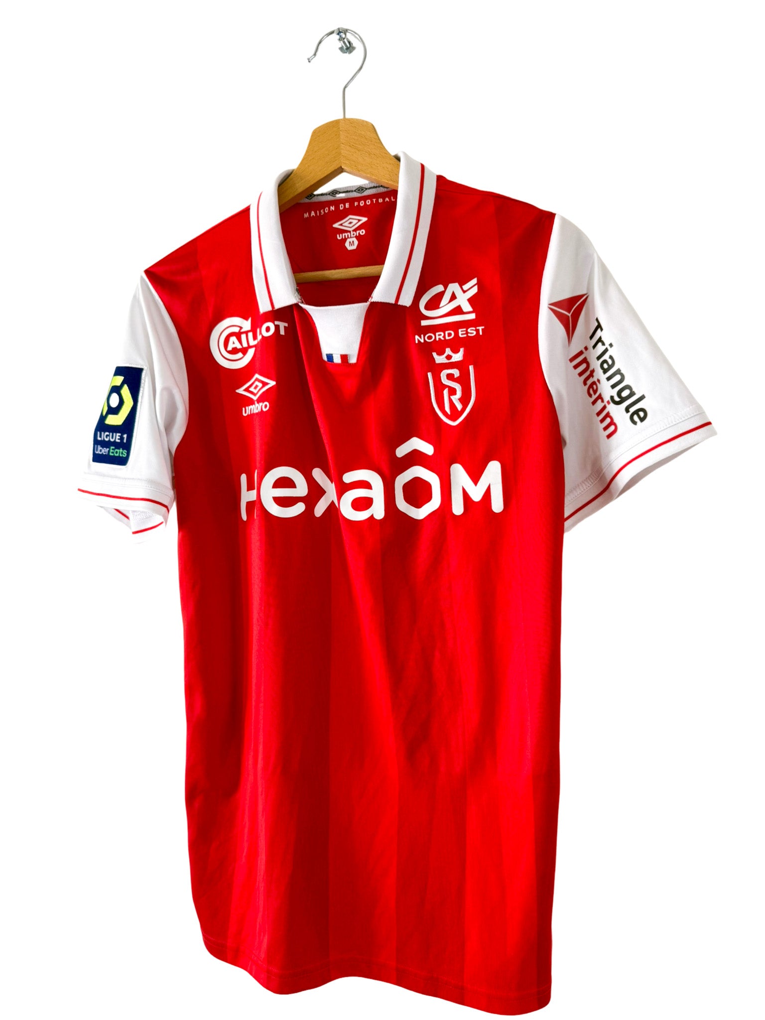 2021/2022 - Camiseta local del Stade de Reims [#3 KONAN] Umbro *Edición del partido* - Talla M