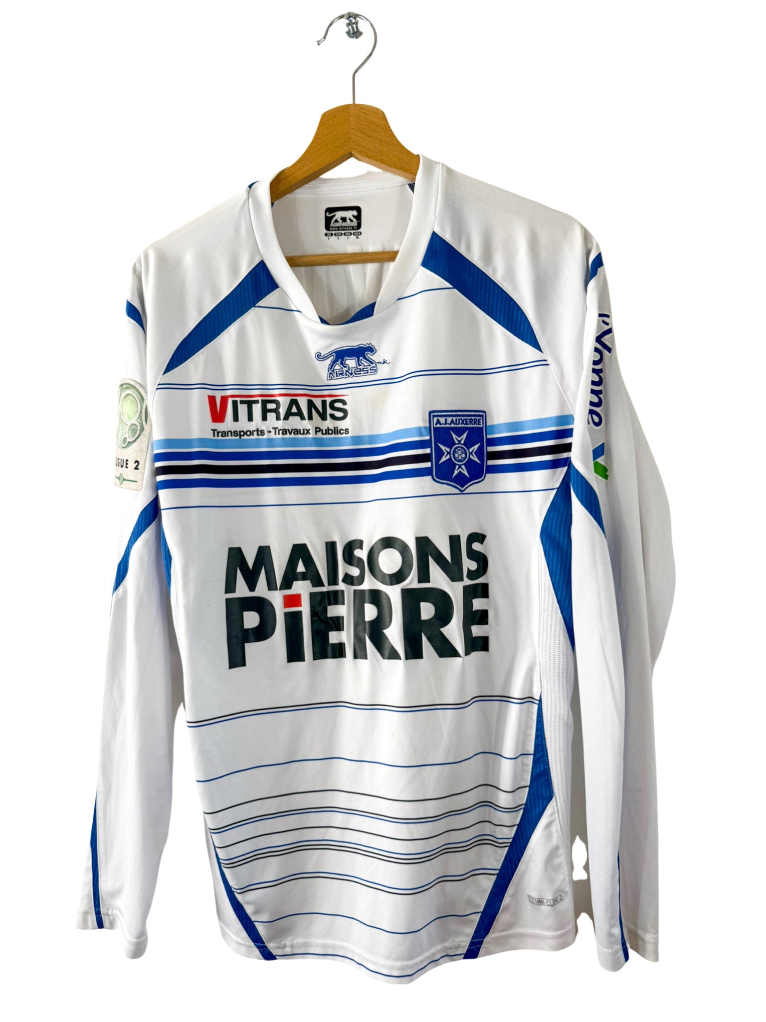 2012/2013 - Camiseta local del AJ Auxerre [#23GAVORY] Airness Match Issue Manga larga - Talla L