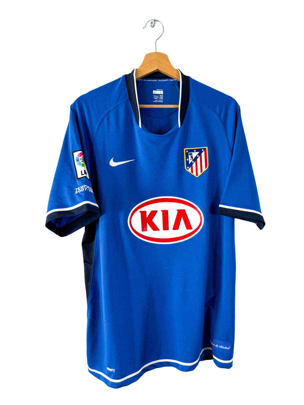 2007/2008 - Atlético Madrid away jersey [#10 Kun Agüero] - L