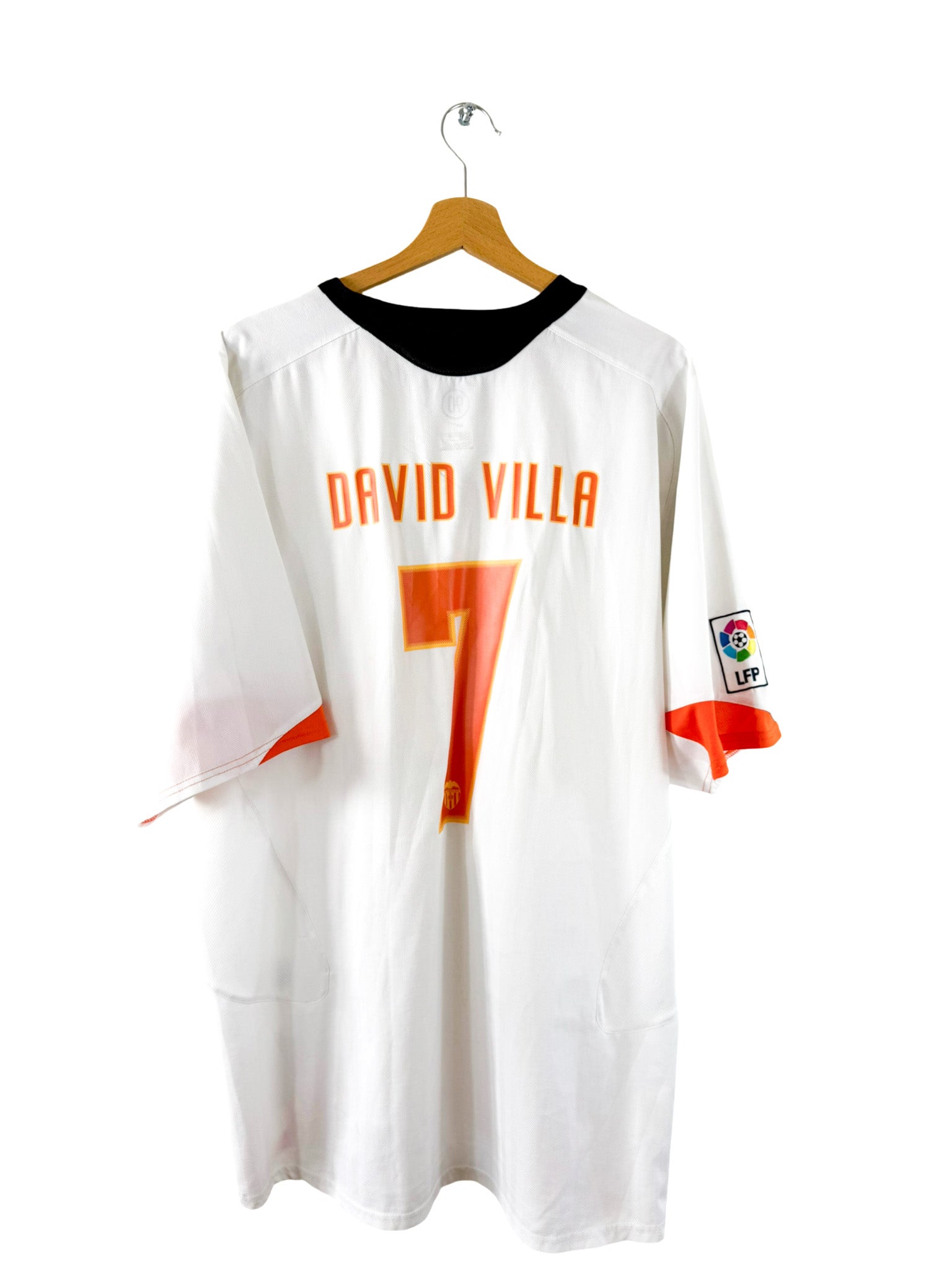 2005/2006 - Valencia Home Shirt [#7 David Villa] Nike - 2XL
