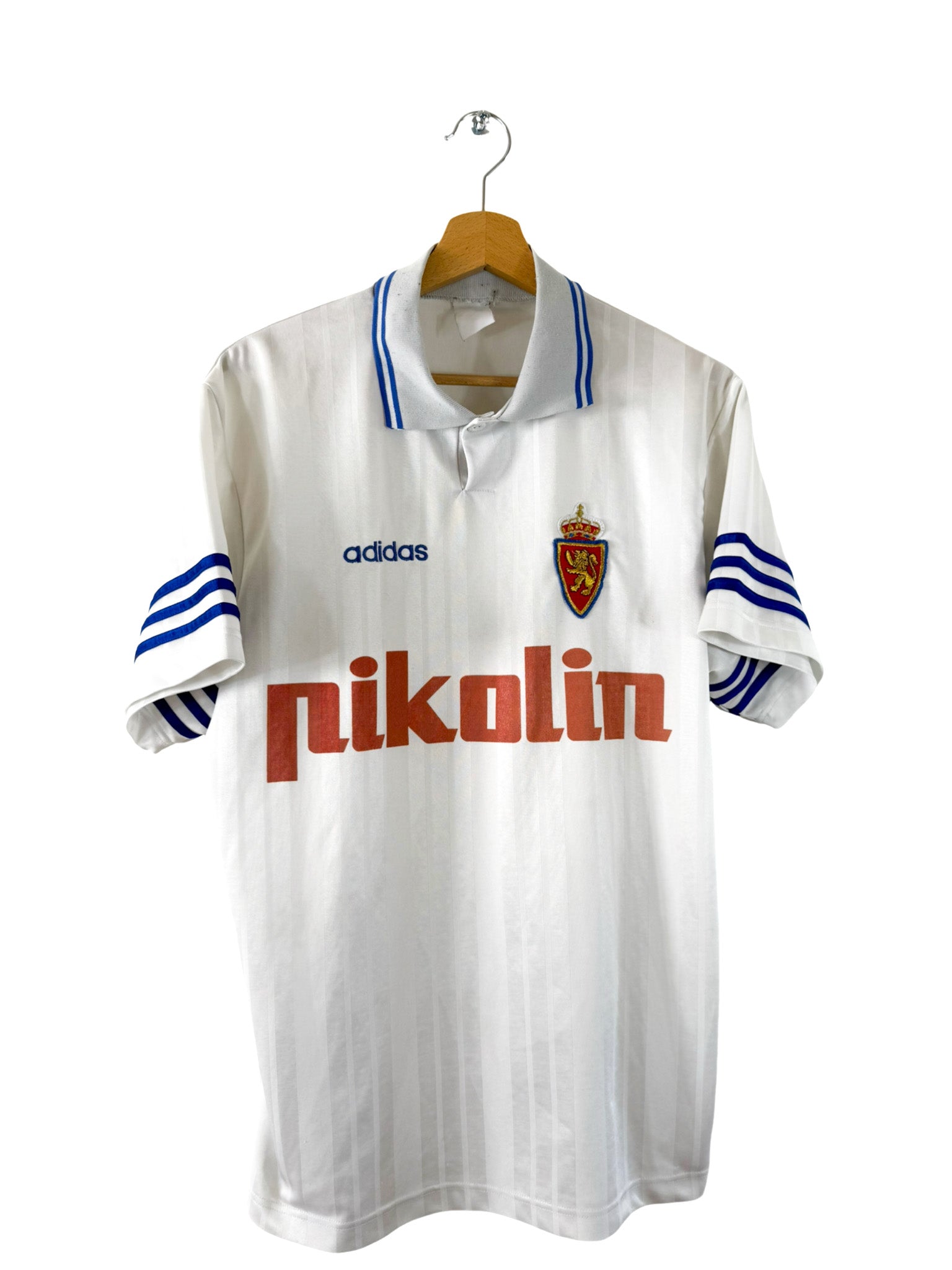 1995/1996 - Real Zaragoza Home Shirt Adidas - L