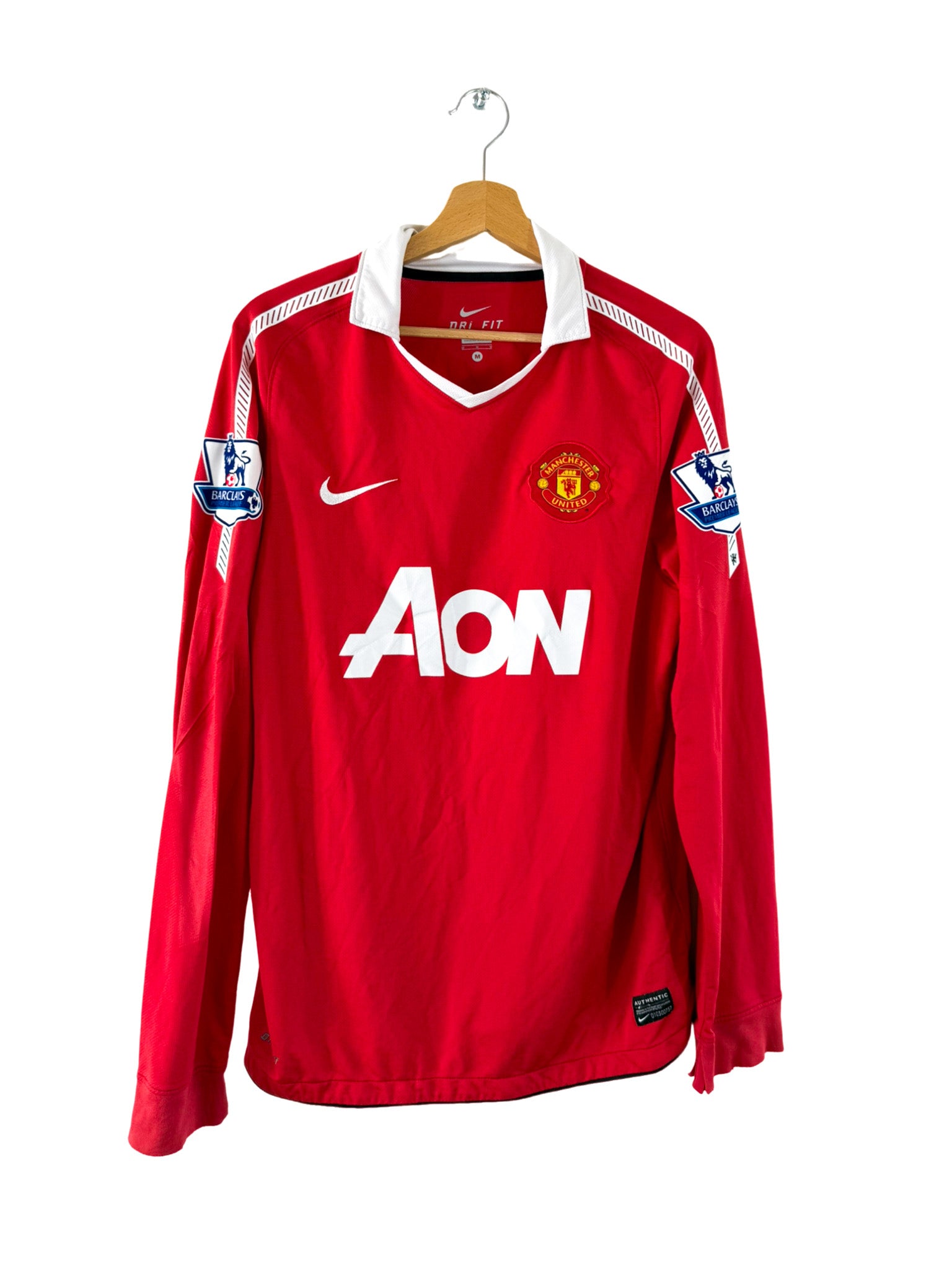 2010/2011 - Maillot Manchester United domicile [#10 Rooney] *Manches Longues* - M