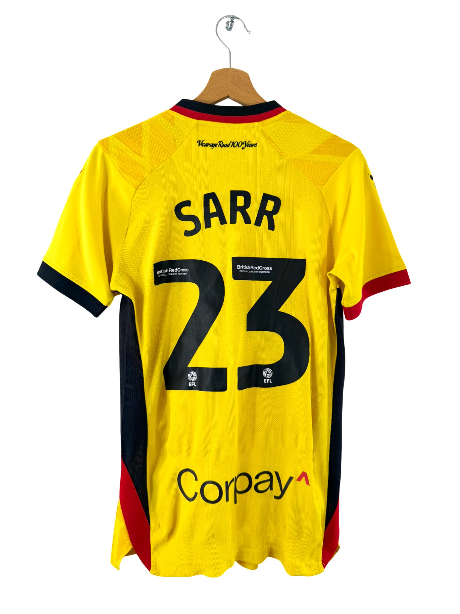 2022/2023 - Watford Home Shirt [#23 Sarr] Kelme - S