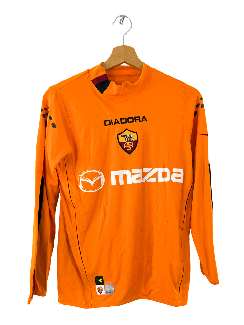 2003/2004 - AS Roma away shirt [#4 Chivu] *long sleeve* - S