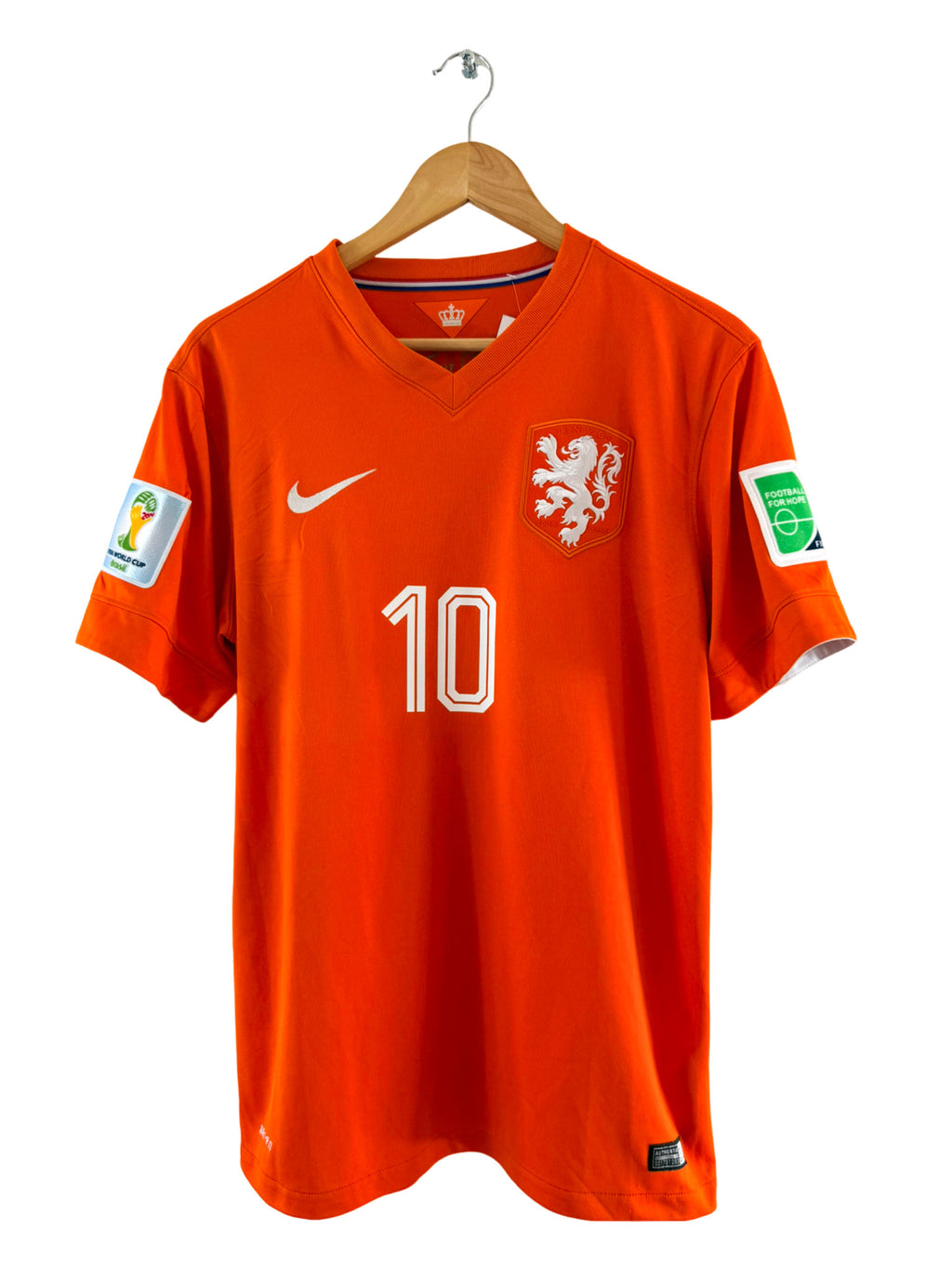 2014 – Maillot Pays-Bas domicile Coupe du Monde [#10 Sneijder] – M