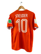 2014 – Maillot Pays-Bas domicile Coupe du Monde [#10 Sneijder] – M
