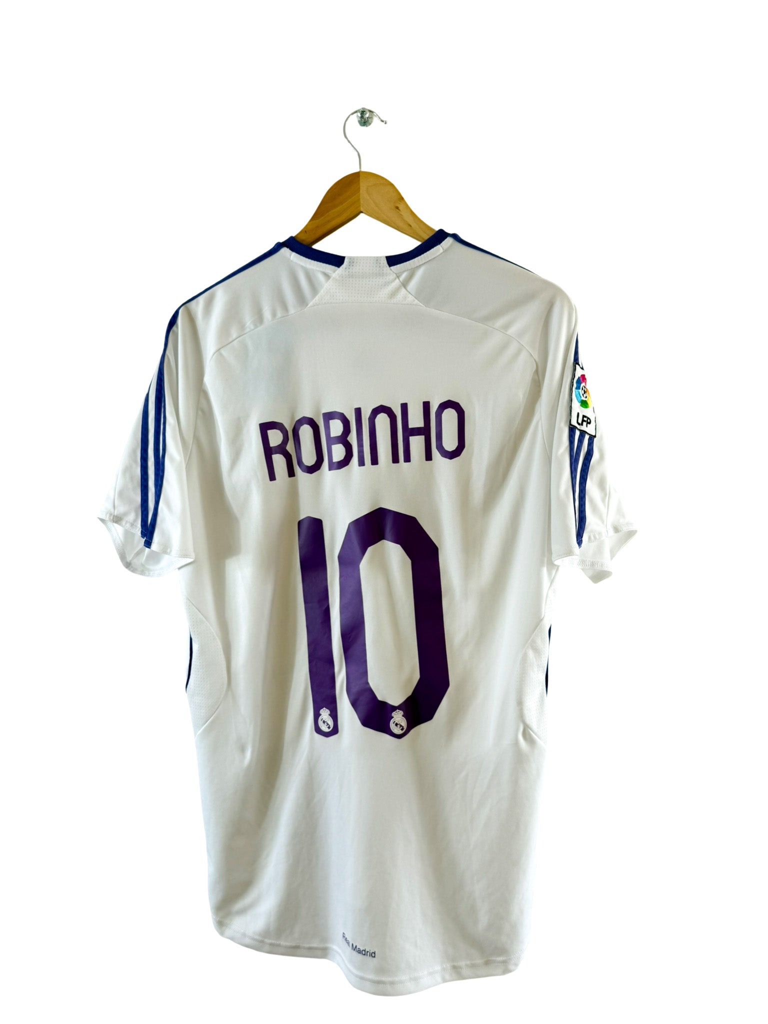 2007/2008 - Real Madrid Home Shirt [#10 Robinho] Adidas - M