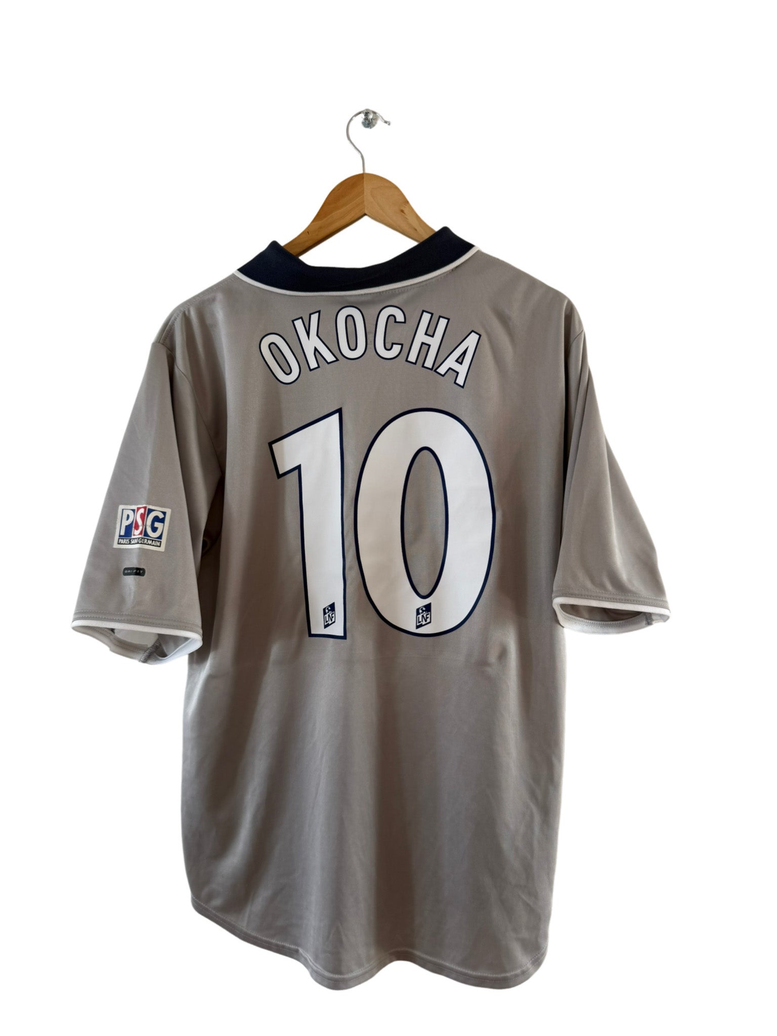 2002/2003 - Camiseta de visitante del PSG [#10 Okocha] Nike - Talla L