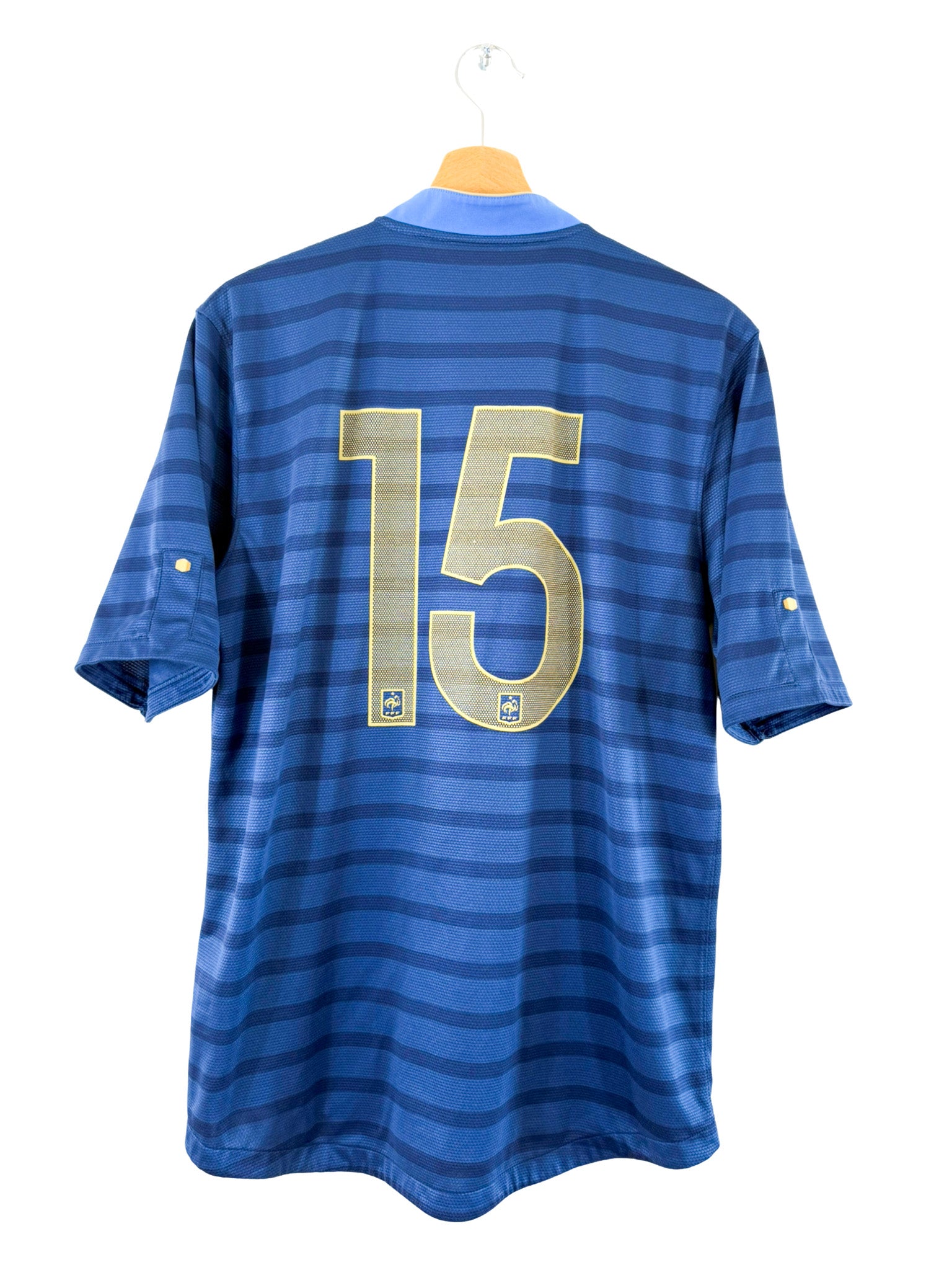 2012 - Camiseta local de la selección francesa [#15] Nike *Pro* - Talla M