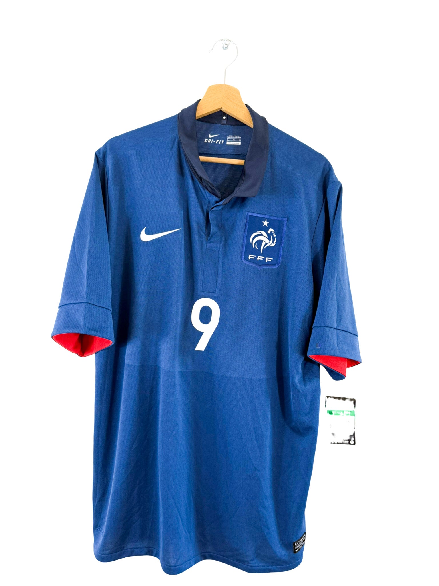 2013 - Camiseta local de Francia [#9 Giroud] Nike - Talla XL