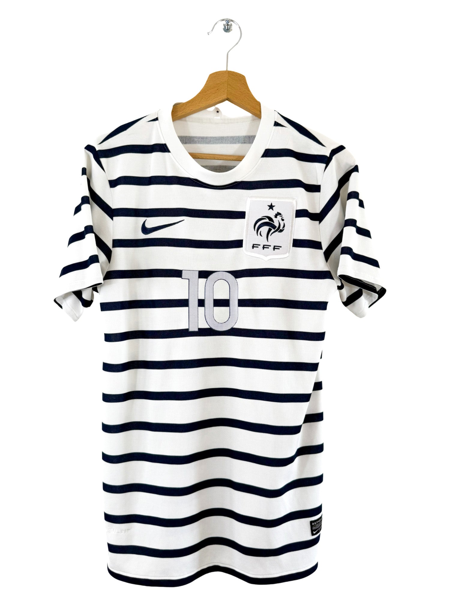 2011 - Camiseta de visitante de la selección francesa [#10 Benzema] Nike - Talla S