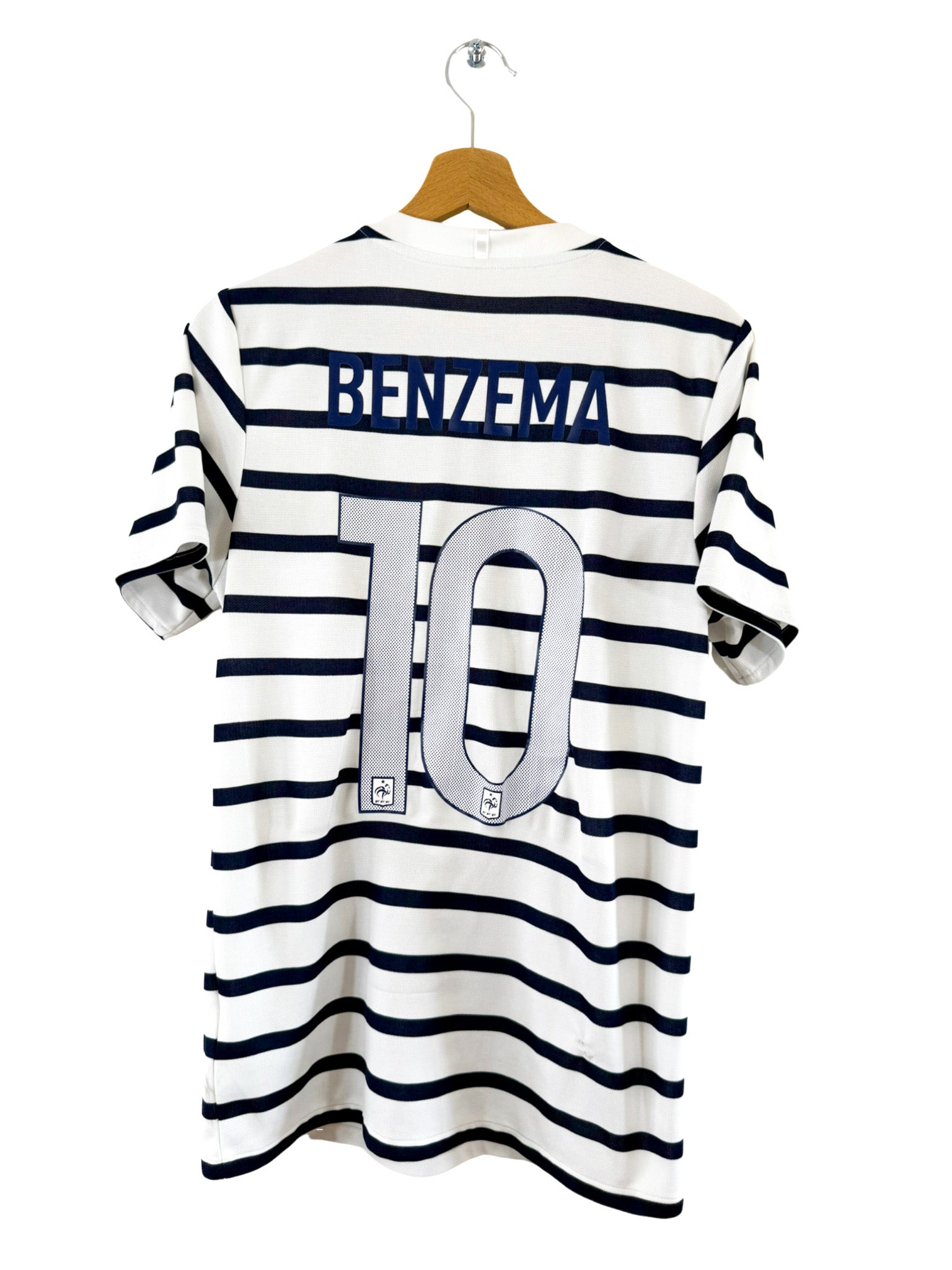 2011 - Camiseta de visitante de la selección francesa [#10 Benzema] Nike - Talla S