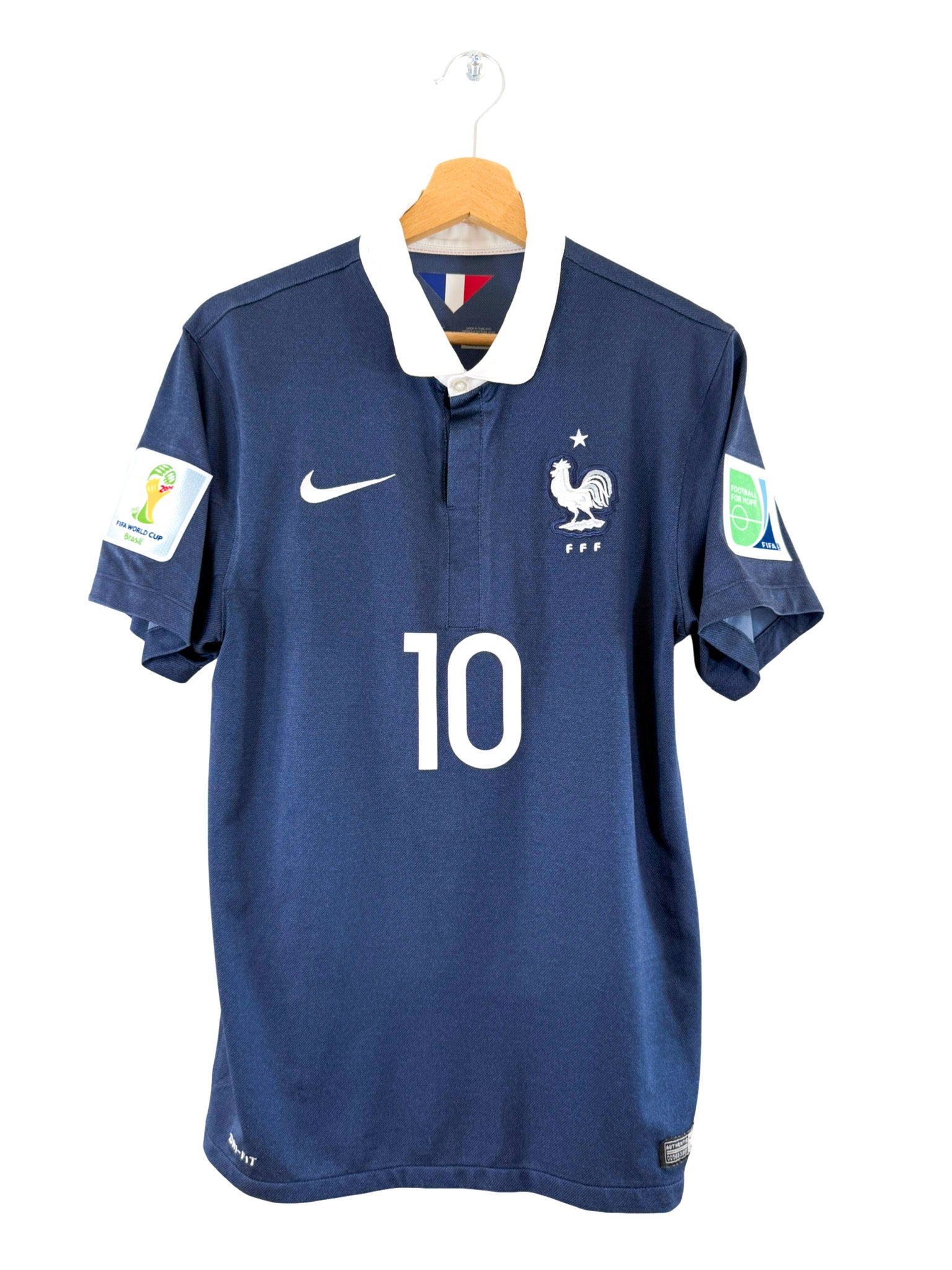 2014 - Camiseta local de la selección francesa [#10 BENZEMA] Nike - Talla S