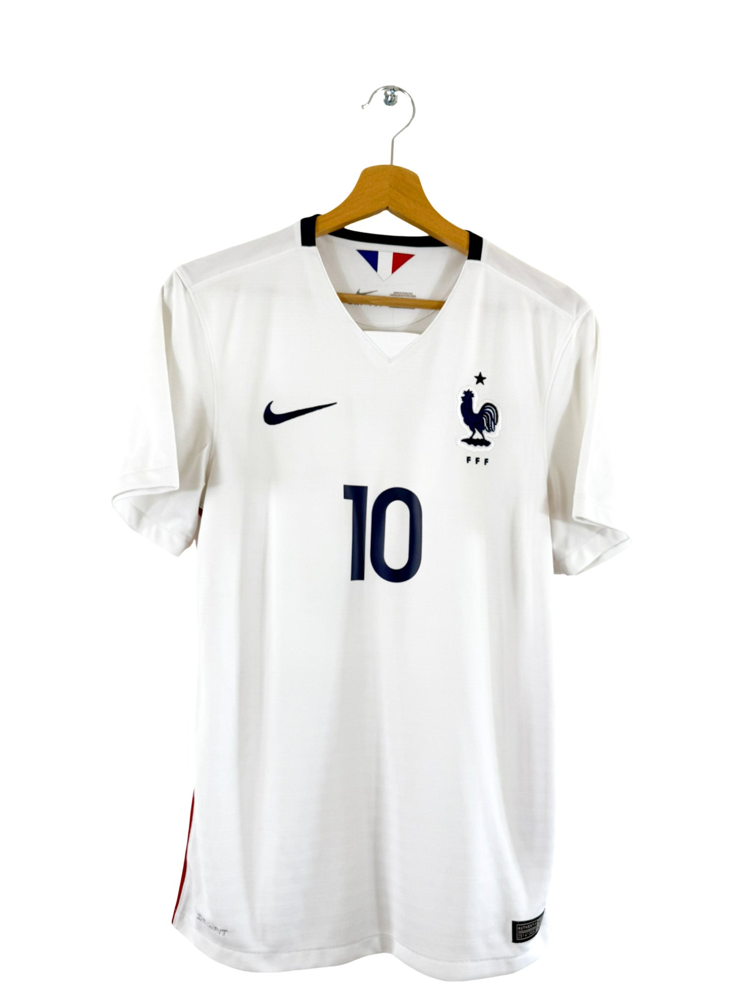 2015 - Camiseta de visitante de la selección francesa [#10 Benzema] Nike - Talla S