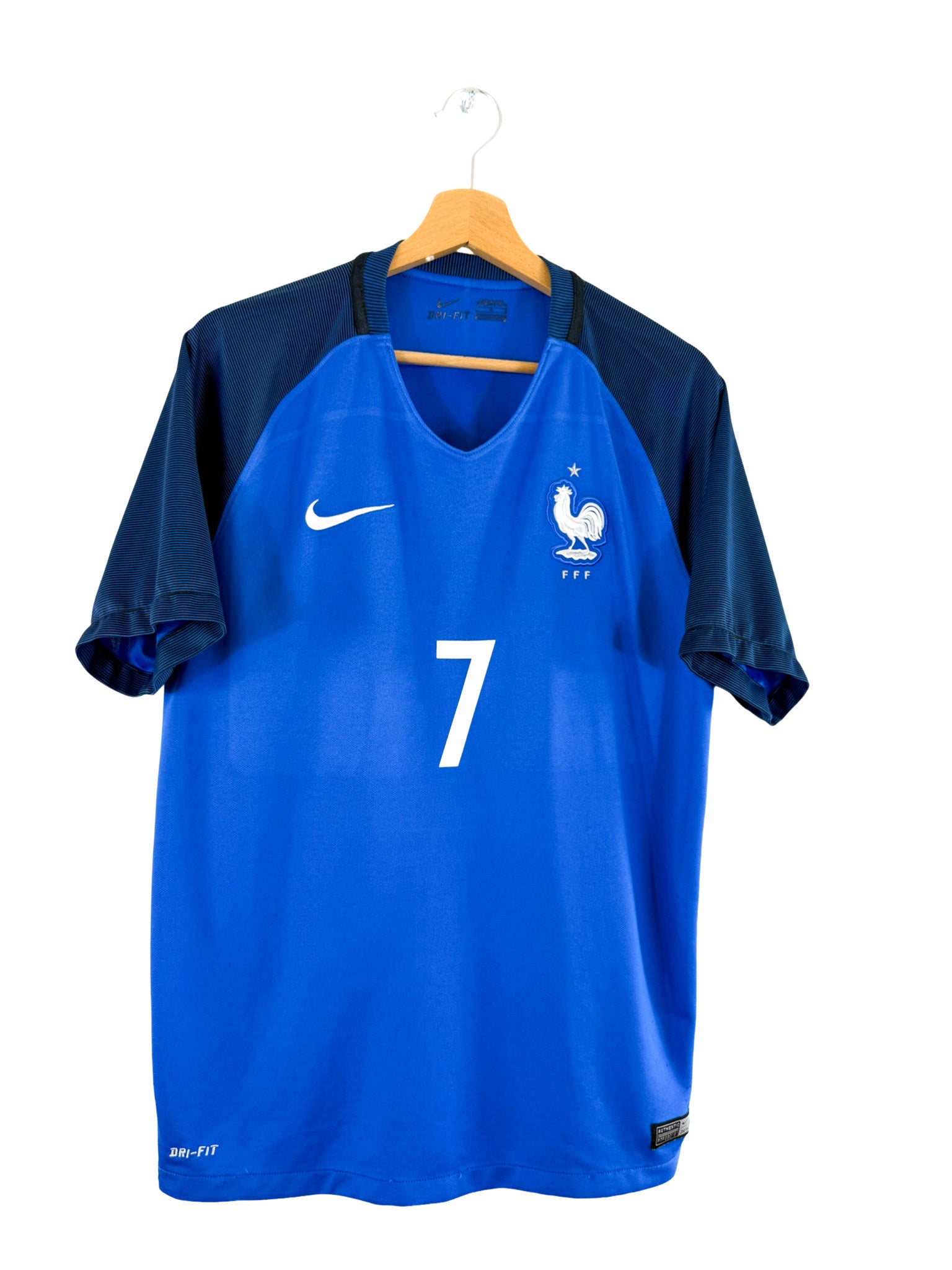 2016 - Camiseta local de la selección francesa [#7 Griezmann] Nike - Talla L