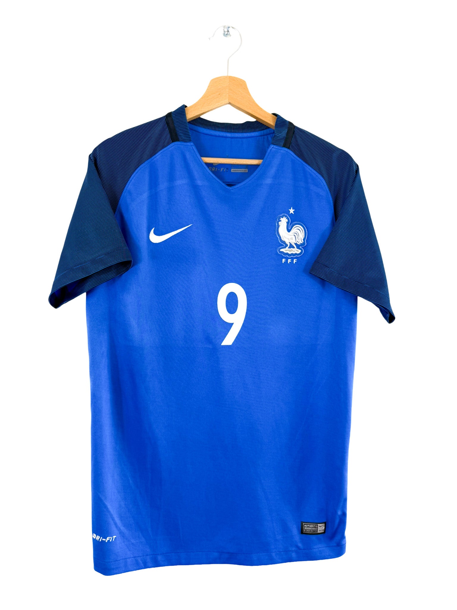 2016 - Camiseta local de Francia [#9 Giroud] Nike - Talla S