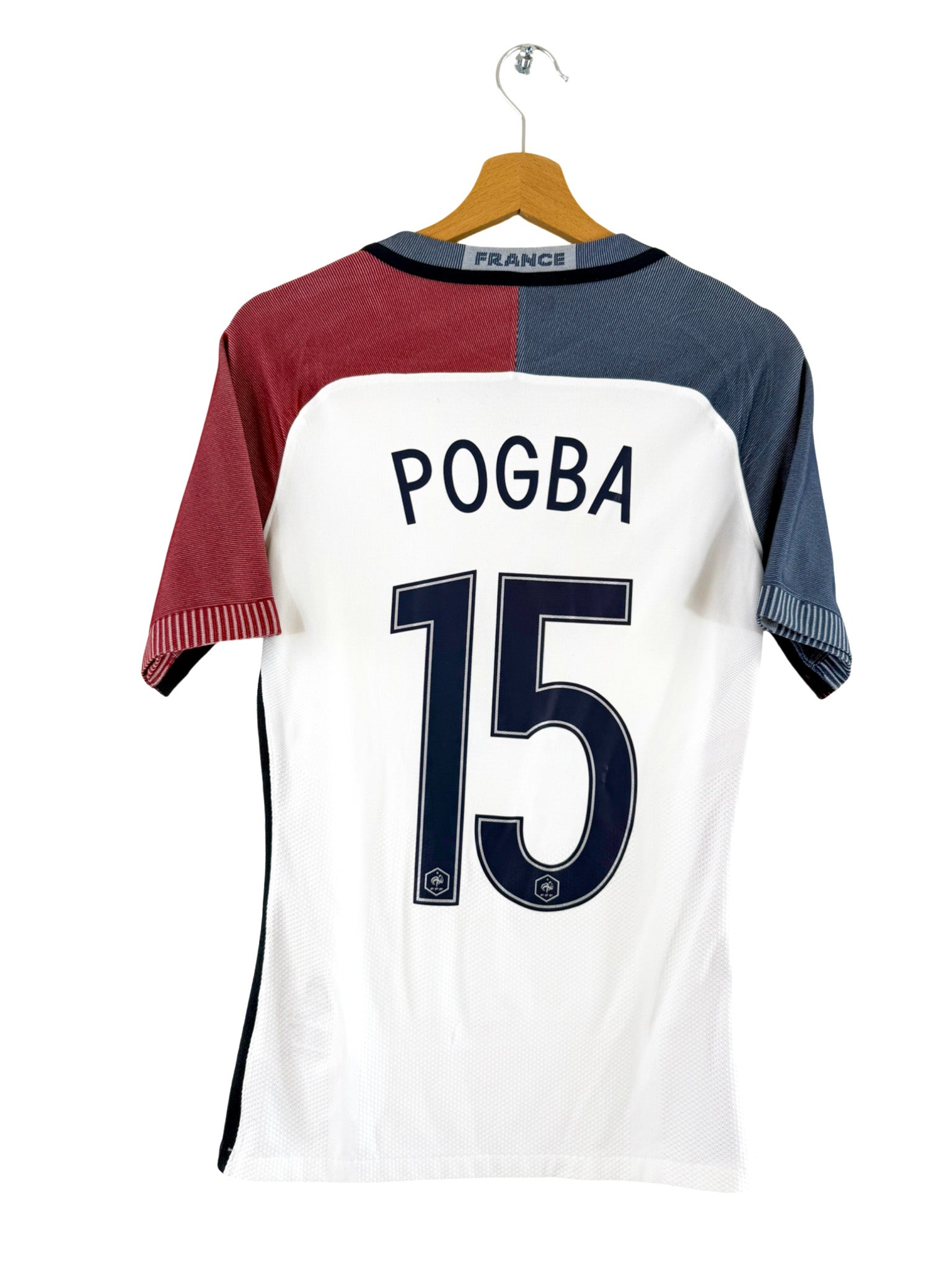 2016 - Camiseta de visitante de la selección francesa [#15 Pogba] Nike *Pro* - Talla S