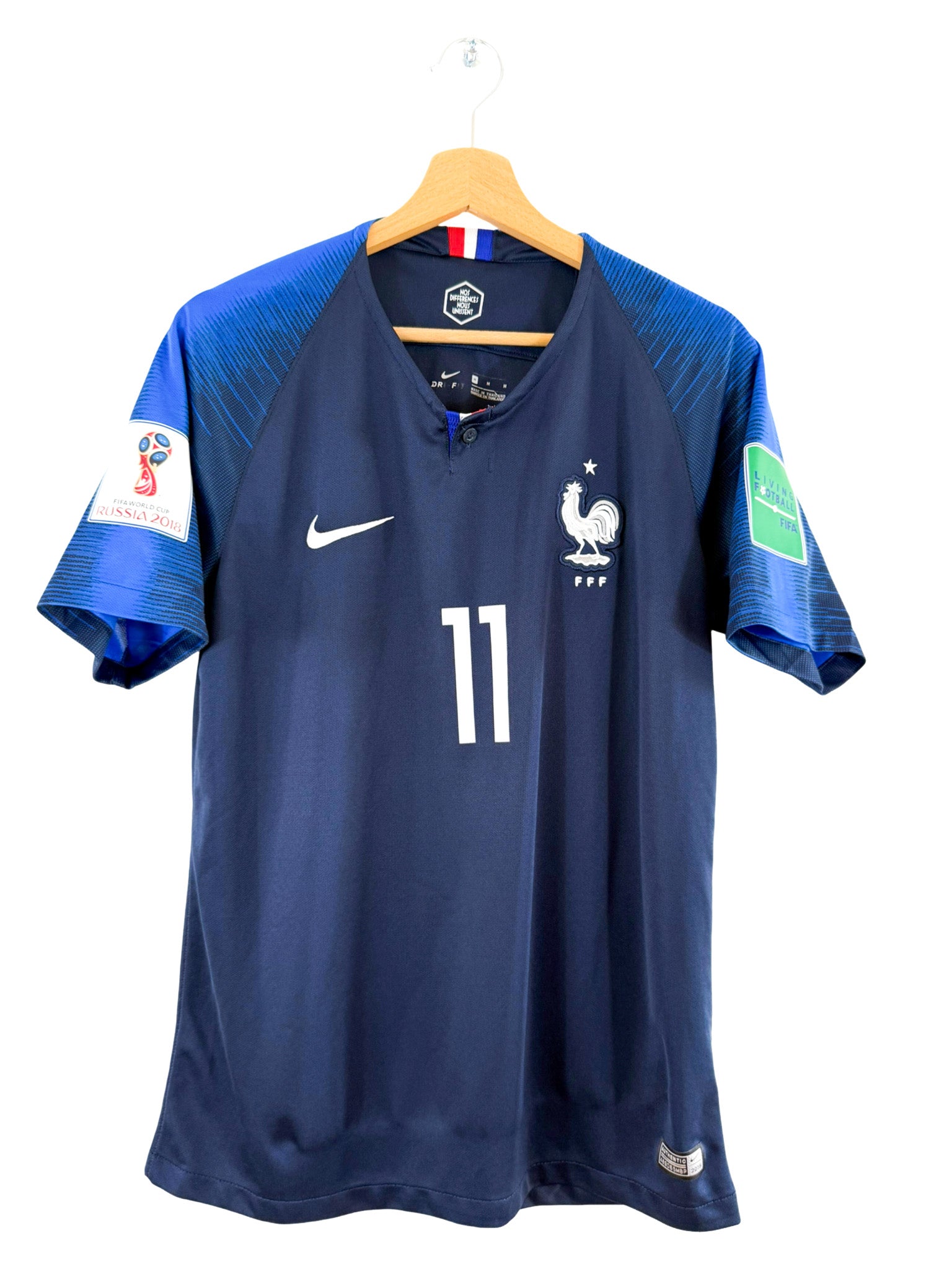 2018 - Camiseta local de la selección francesa [#11 Dembélé] Nike - Talla M