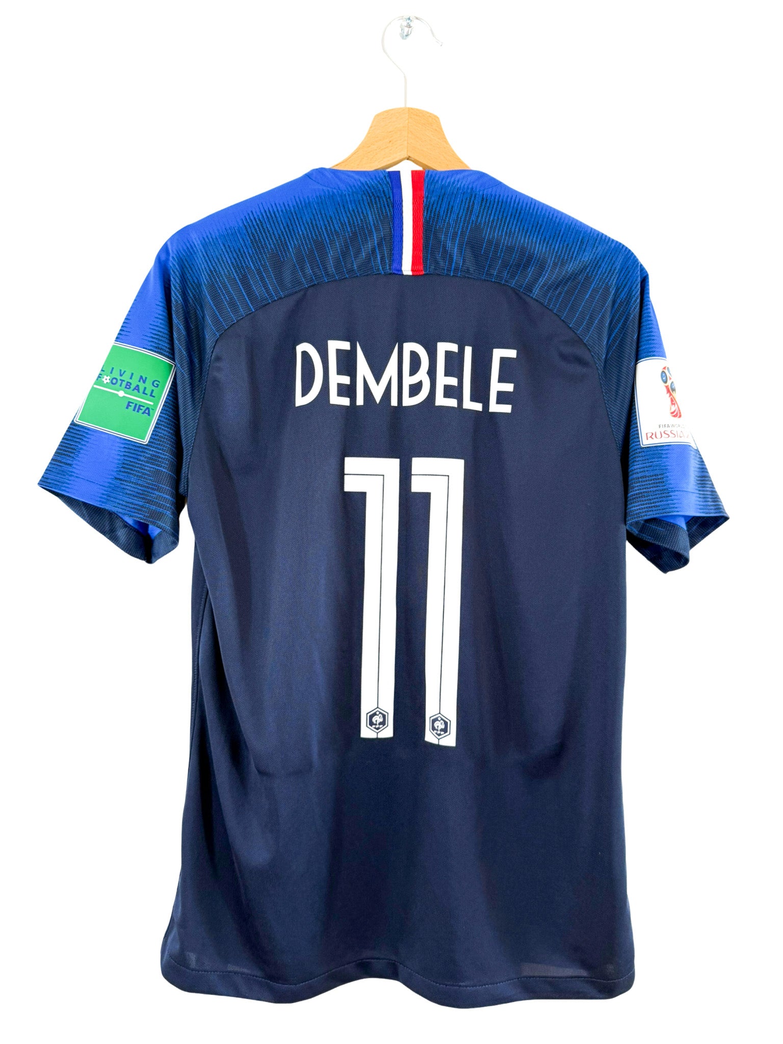 2018 - Camiseta local de la selección francesa [#11 Dembélé] Nike - Talla M